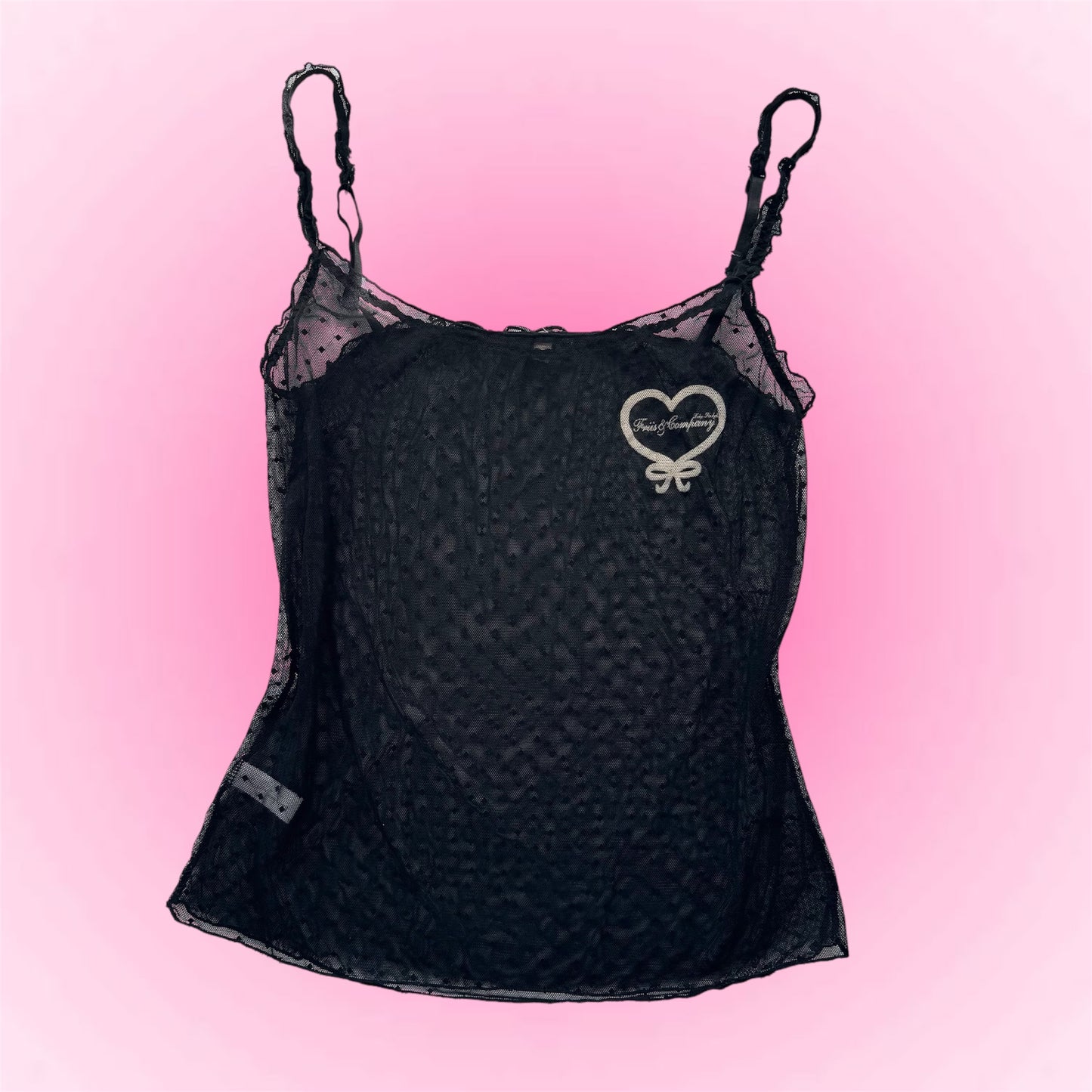 Dotted mesh top (S)