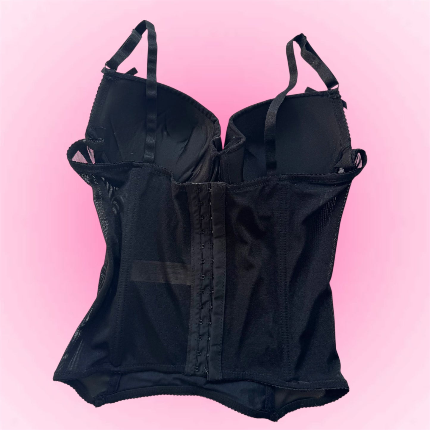Black vintage corset (85B/C)