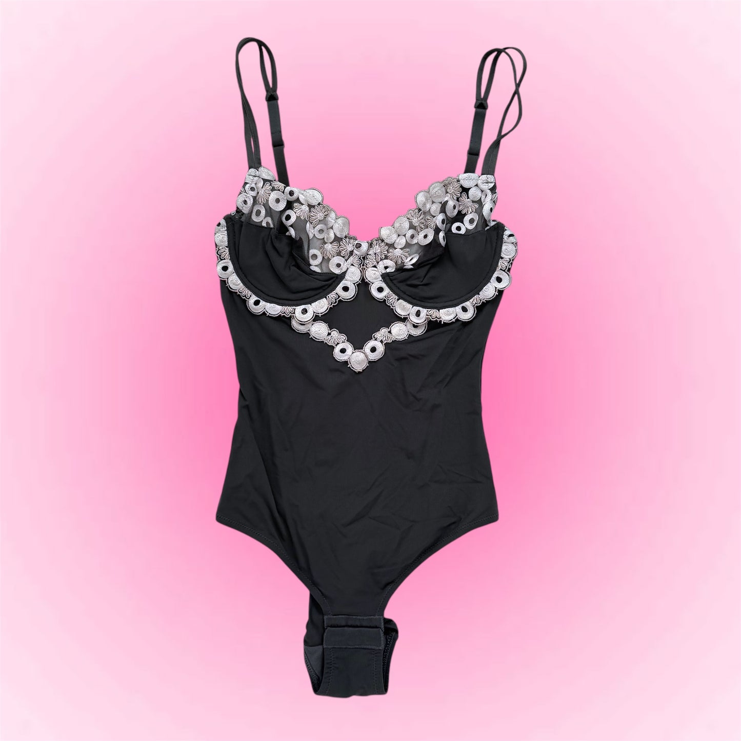 Cute bodysuit (XS) New with tags, deadstock