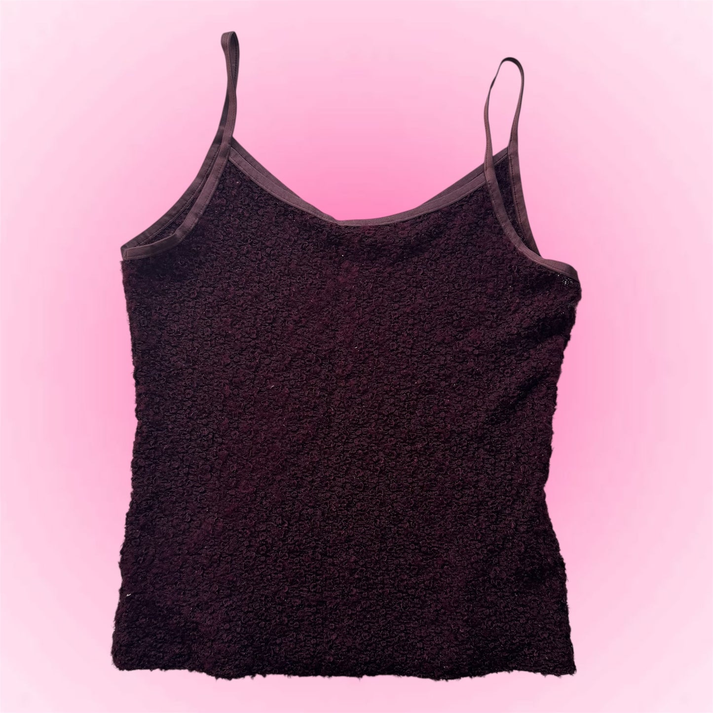 Burgundy Y2k top (M)