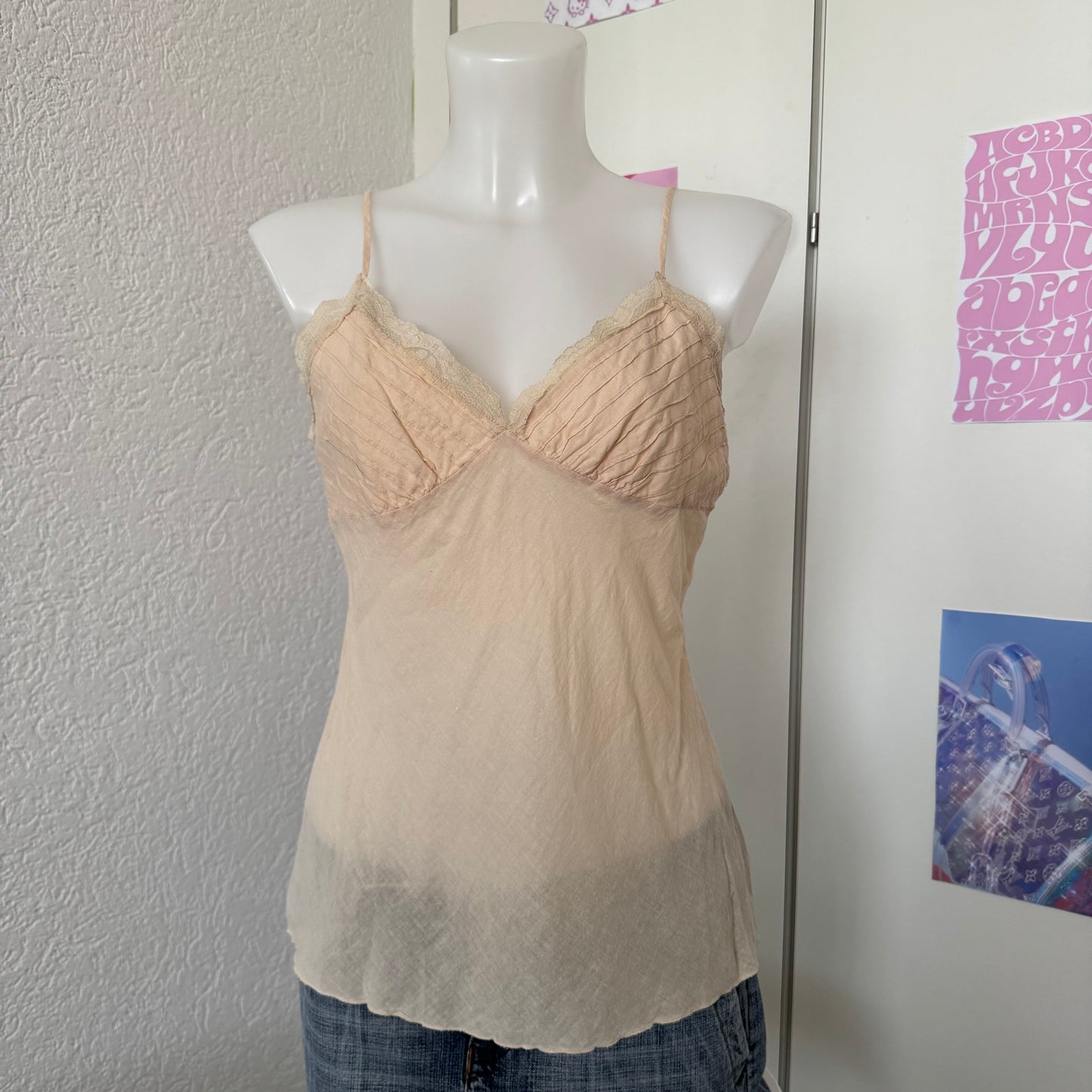 Beige Cami Top (M)