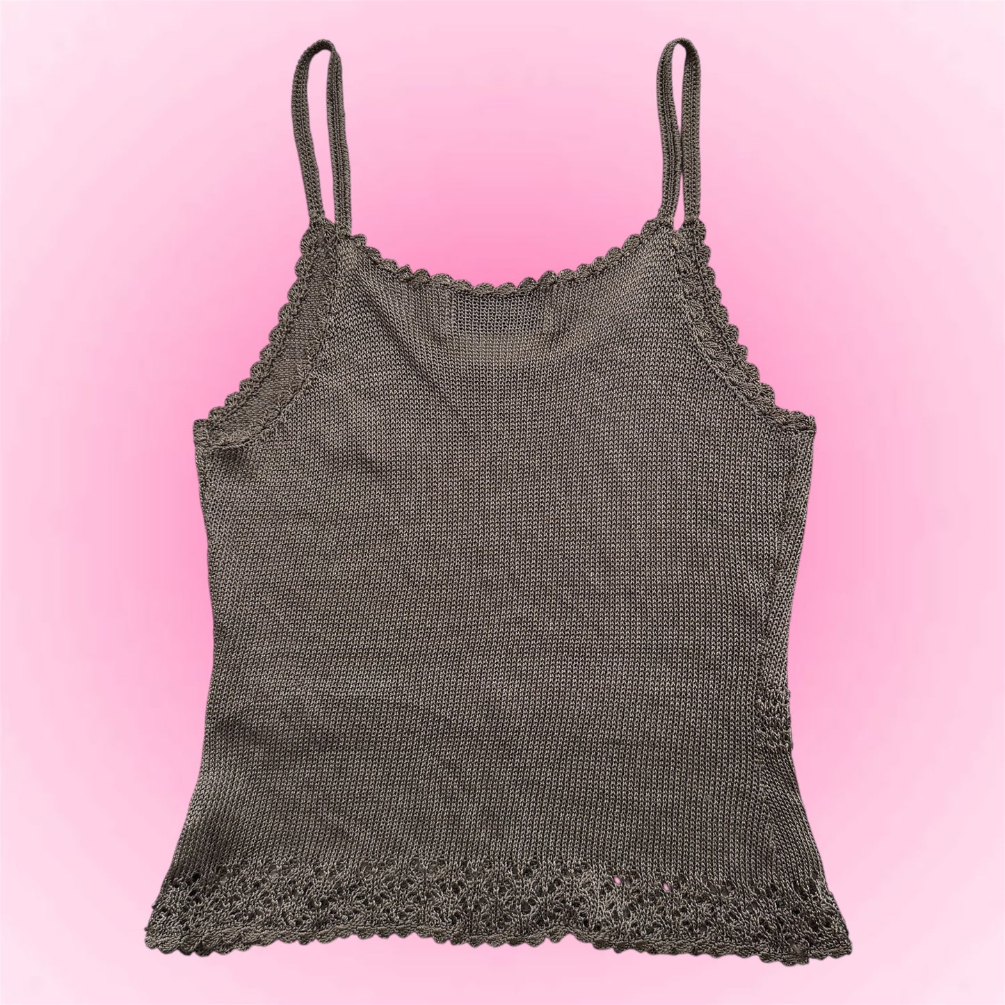 Knitted vintage top (S)