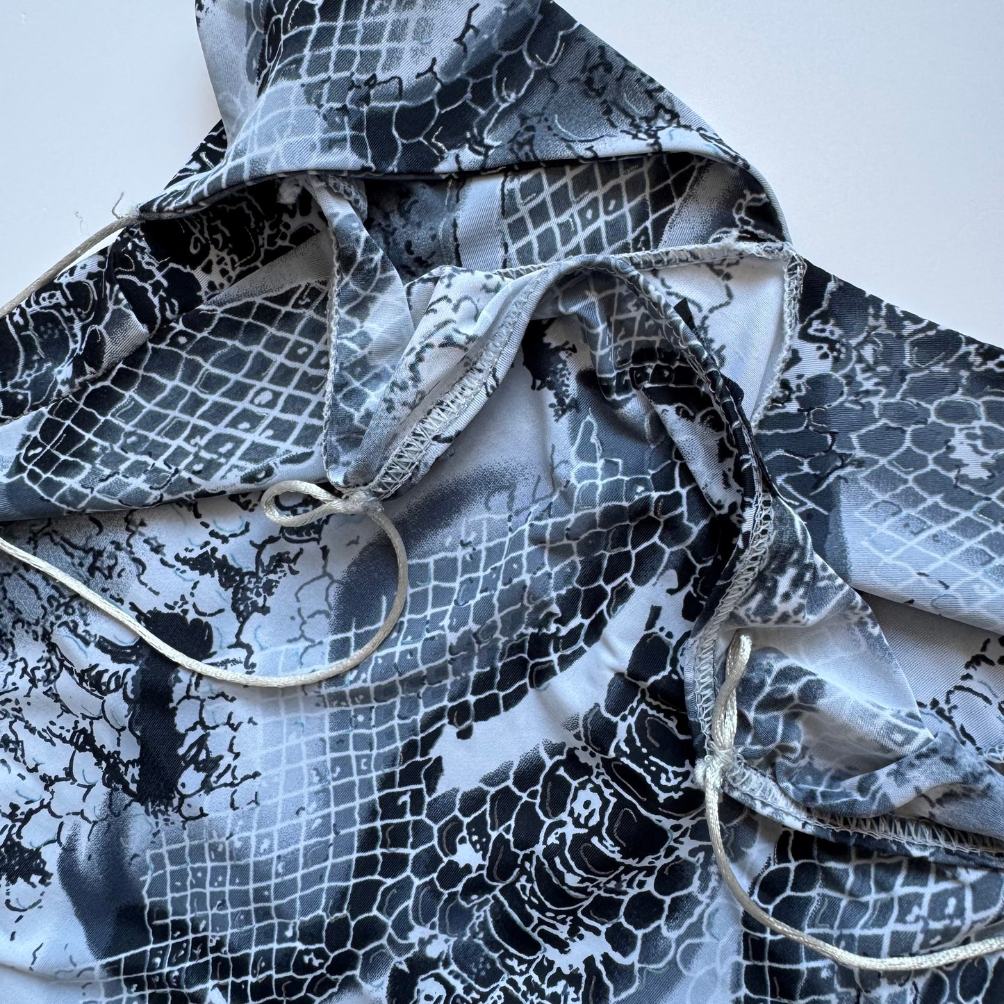 Grey snake print dress (S)