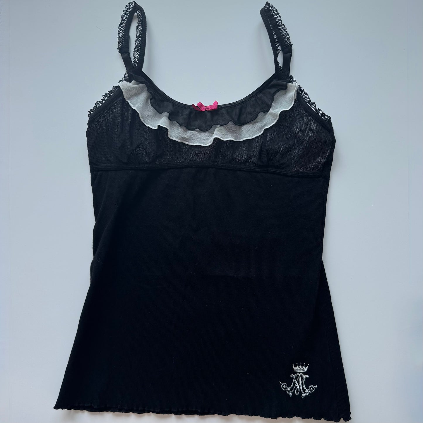 Black coquette Vive Maria Top (S)