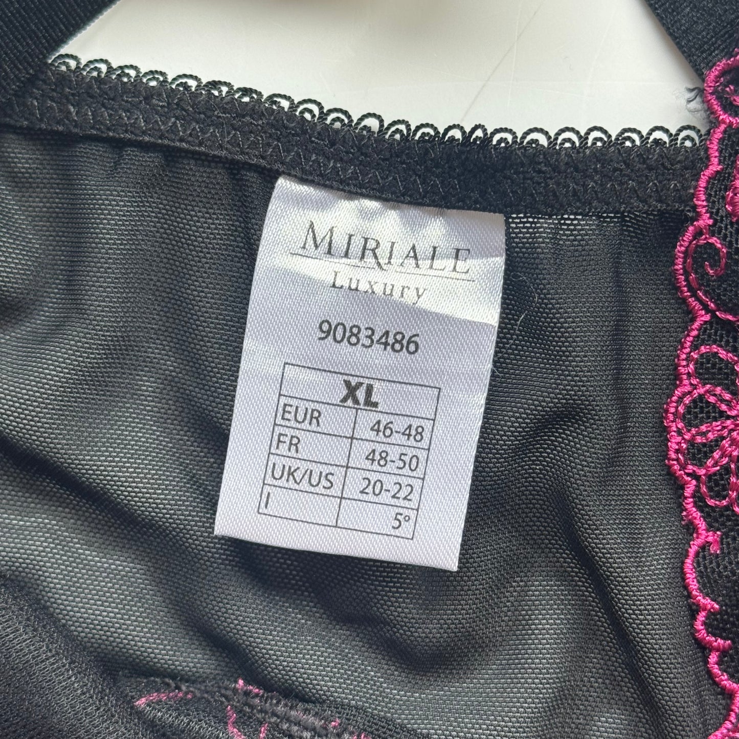 Black Sheer Lace Y2k Top (L)