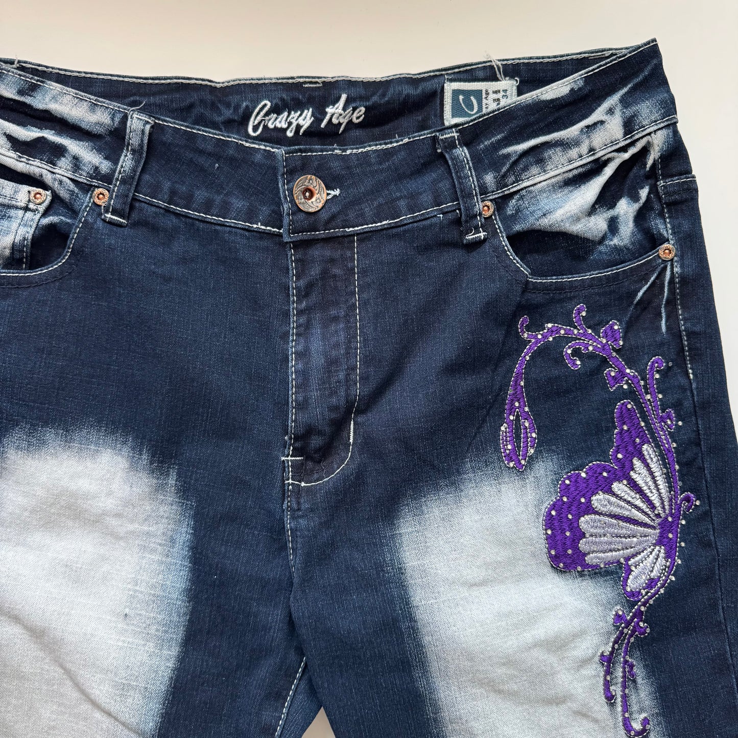 Y2k vintage jeans Crazy Age (L)