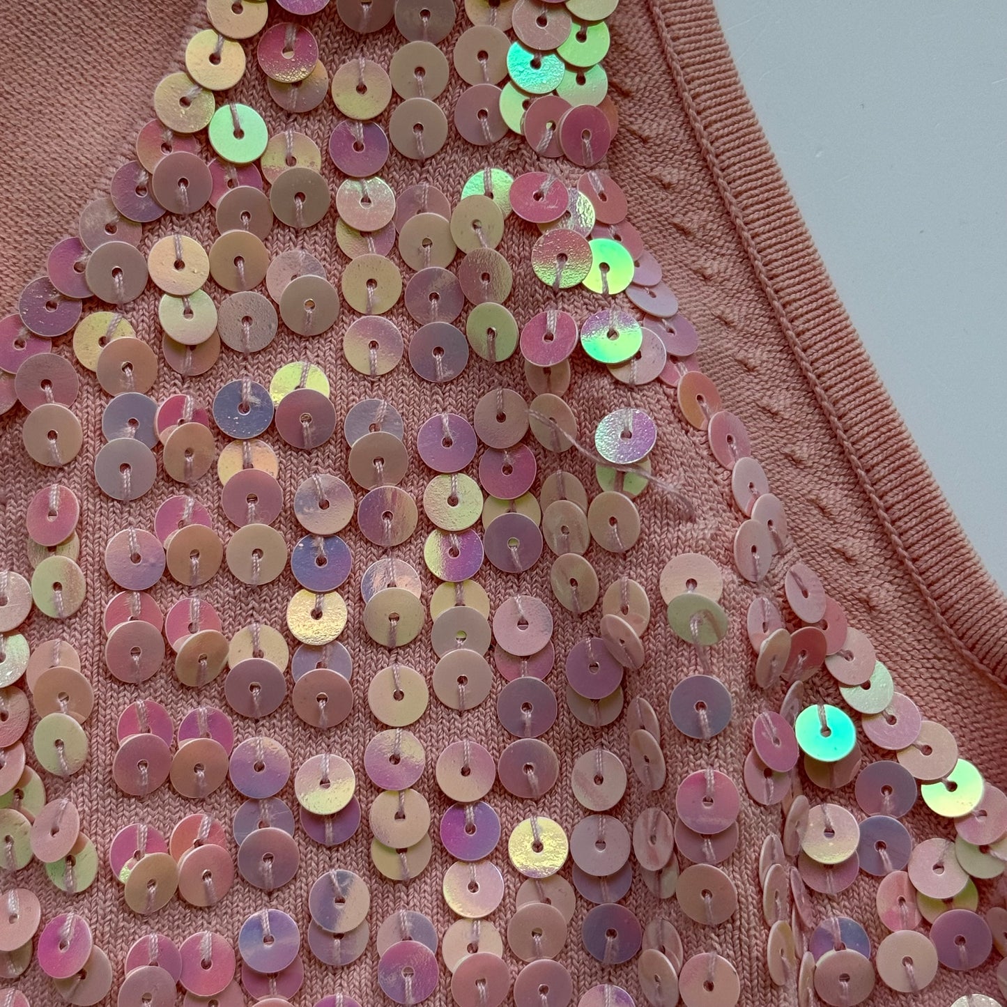 Pink Sequin Tank Top (M/L)