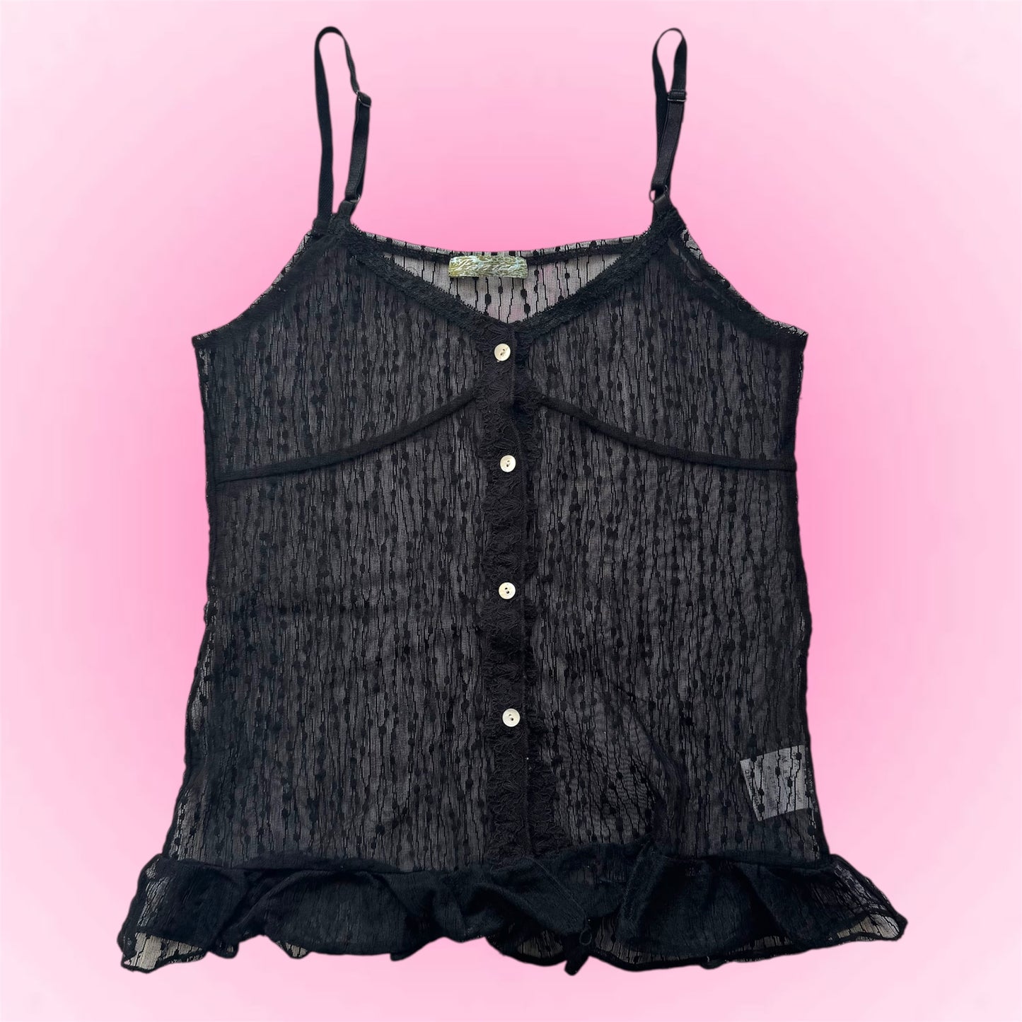 Black Y2K top (M)