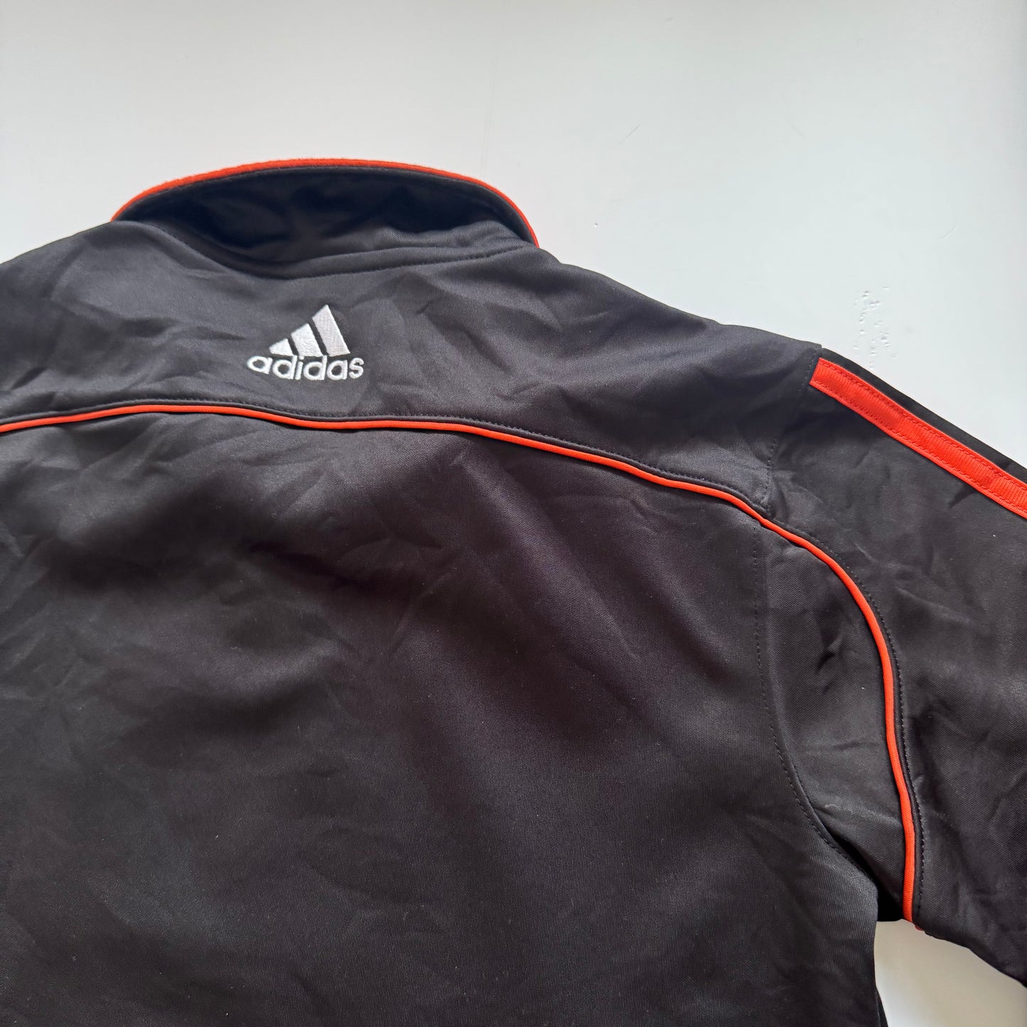 Black/orange Adidas jacket (S)