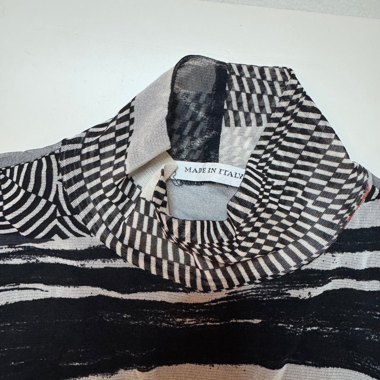 High-Neck Mesh Top (S/M)