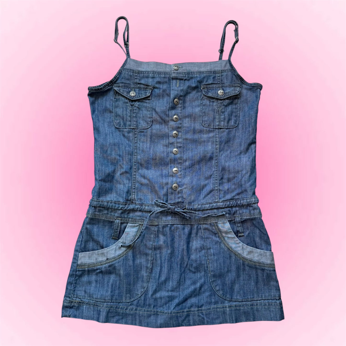 Mini jeans dress (S)