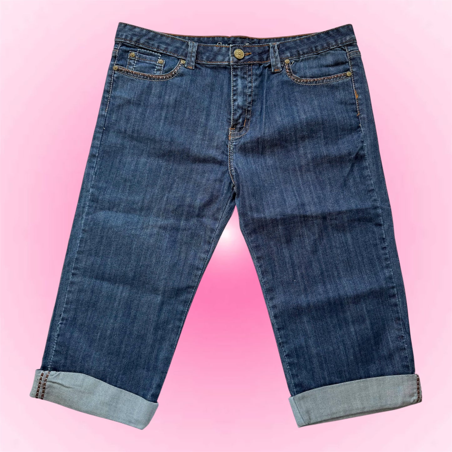 Vintage Guess Capri jeans (L)