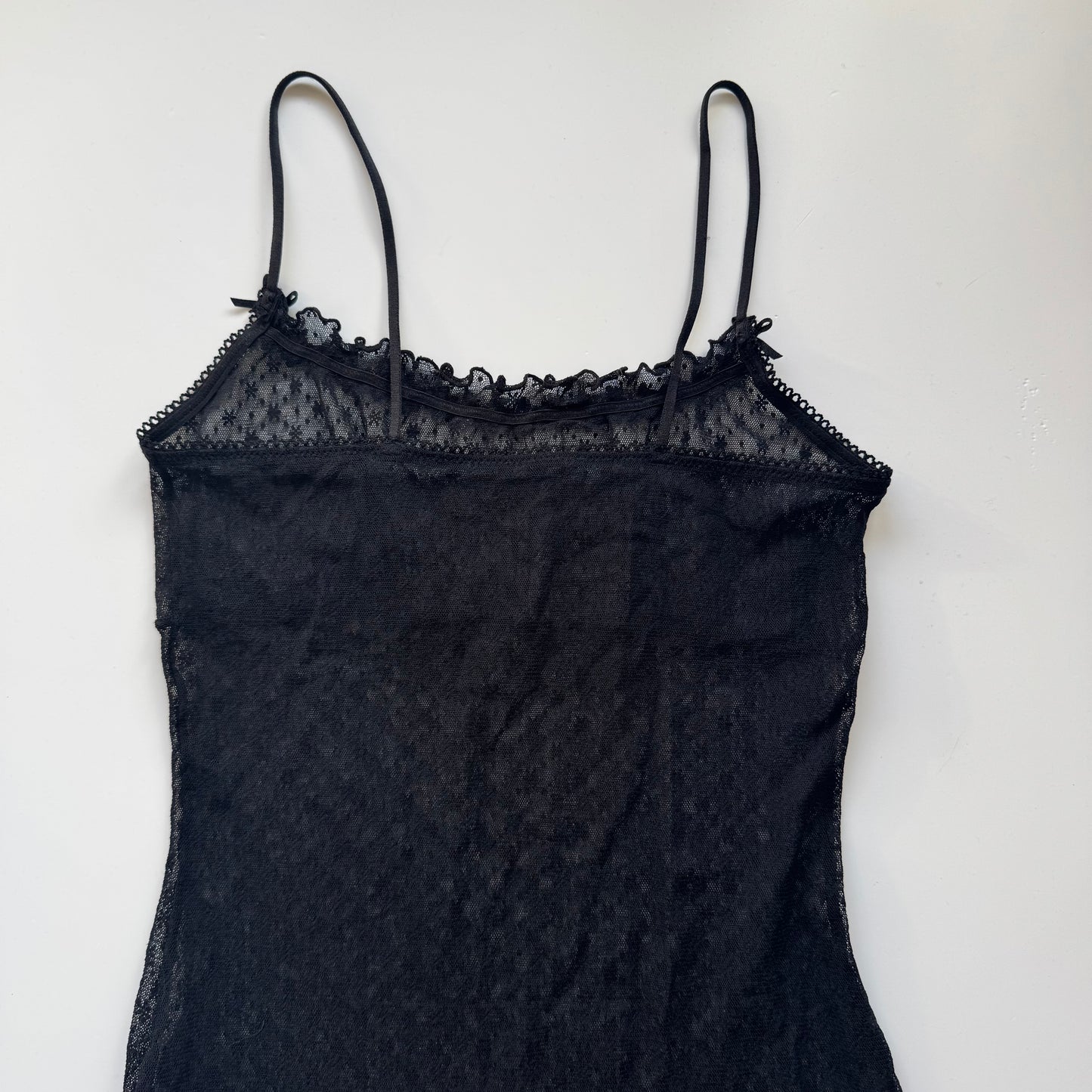 Mesh Y2k slip dress (S)