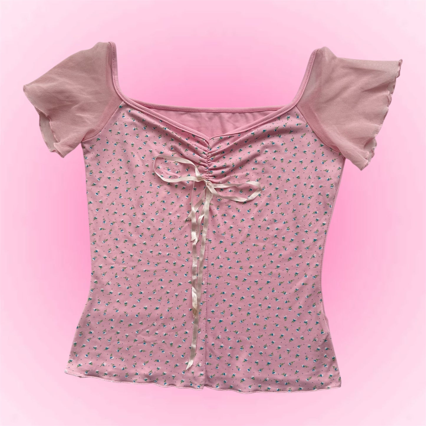 Pink summer Tshirt (S/M)