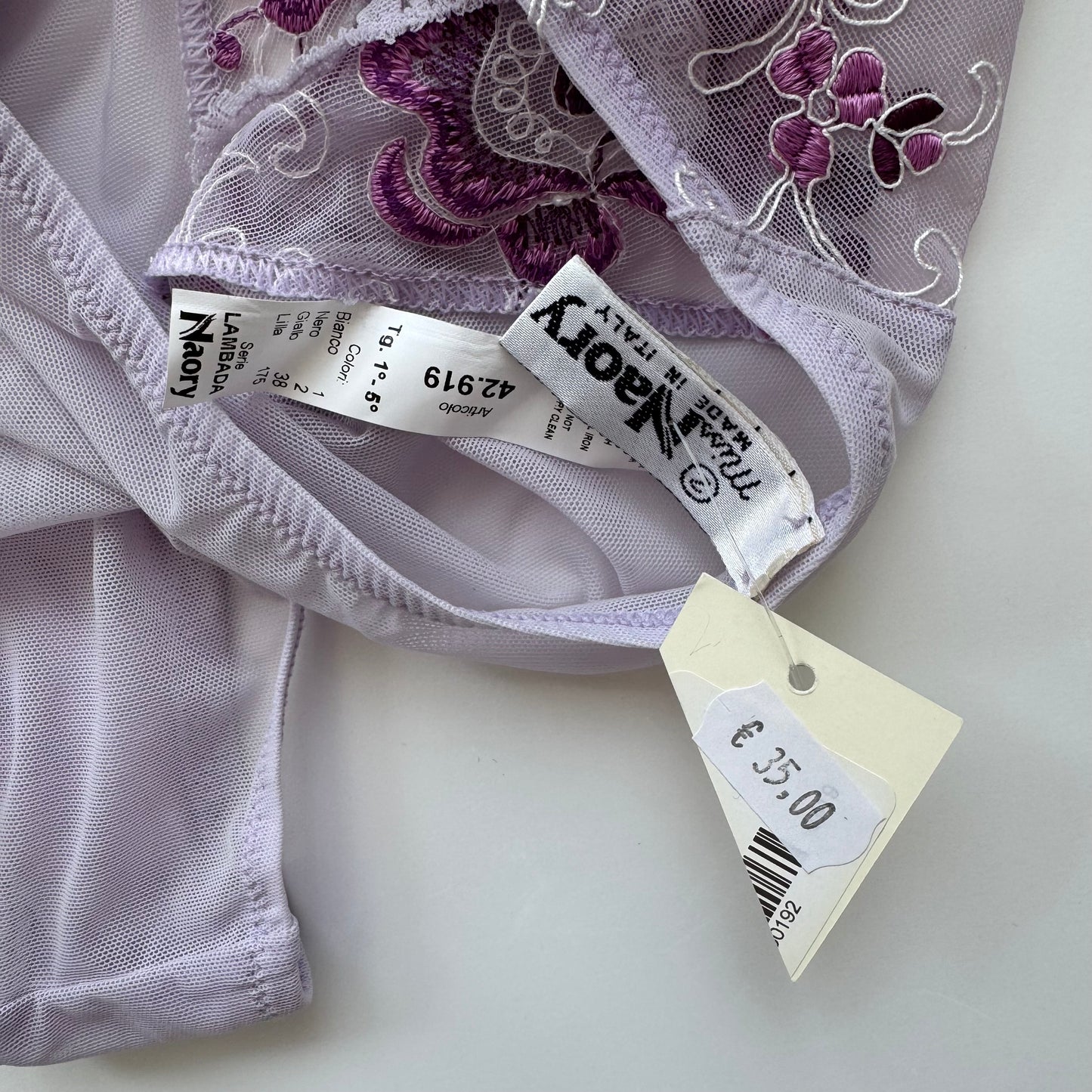 Beautiful purple lingerie set - Deadstock, new with tags