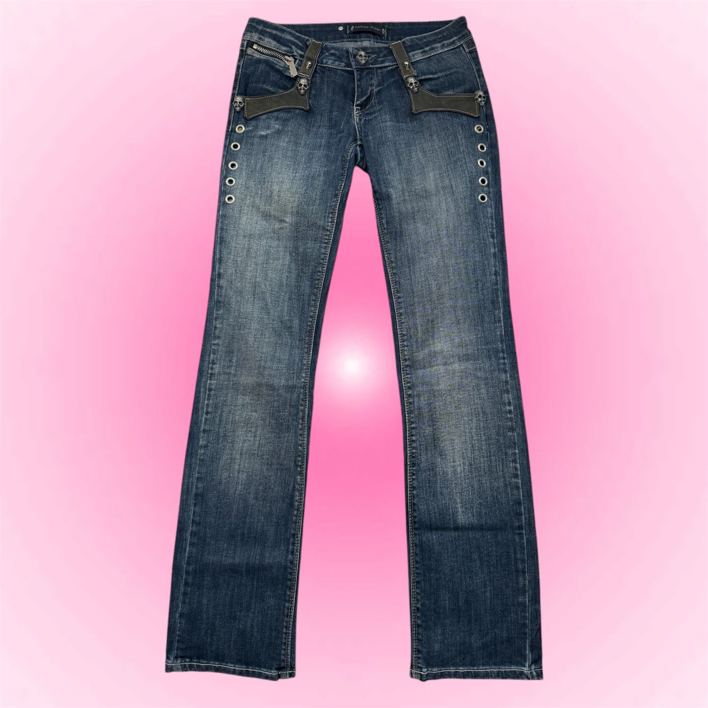 Grunge straight leg jeans (27)