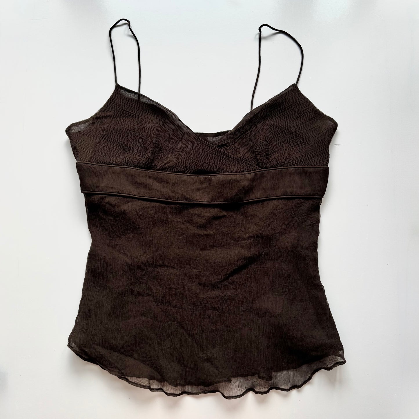 Brown cami top (S)