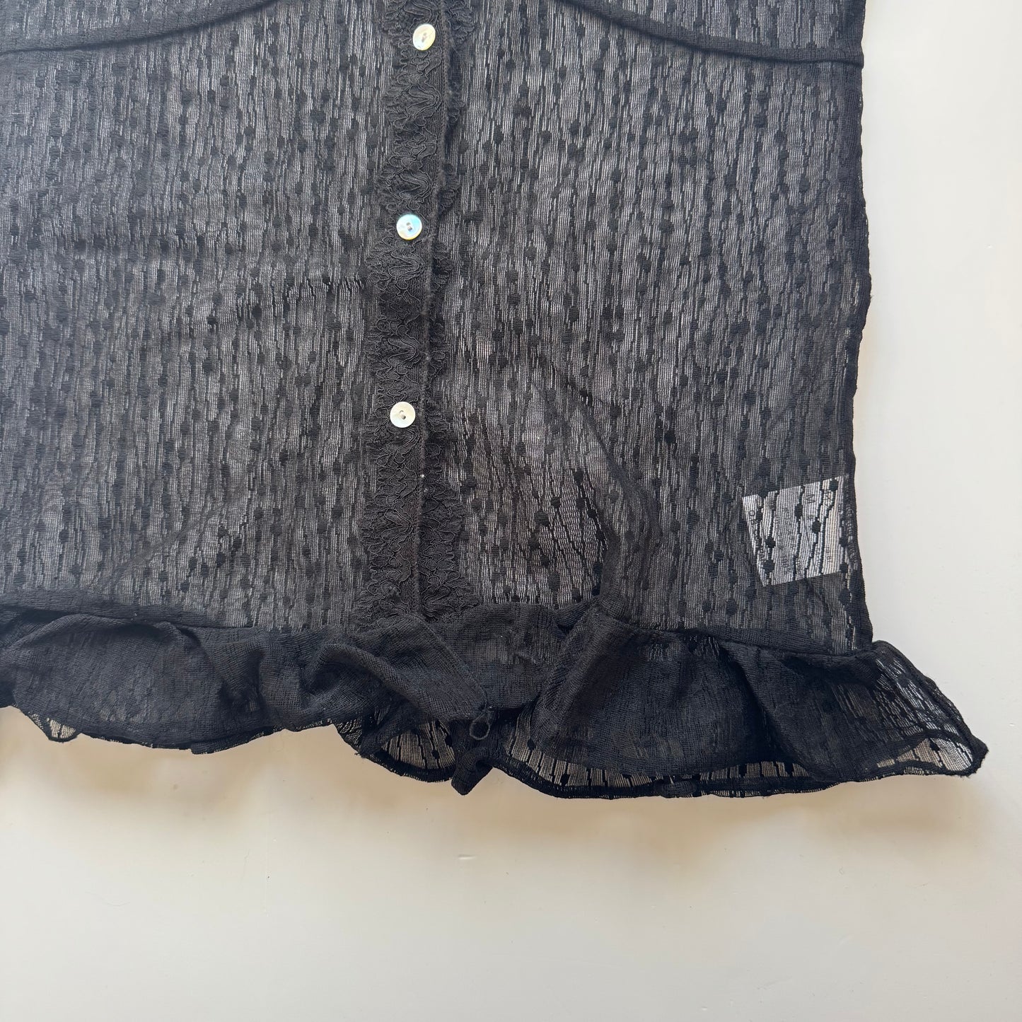Black Y2K top (M)