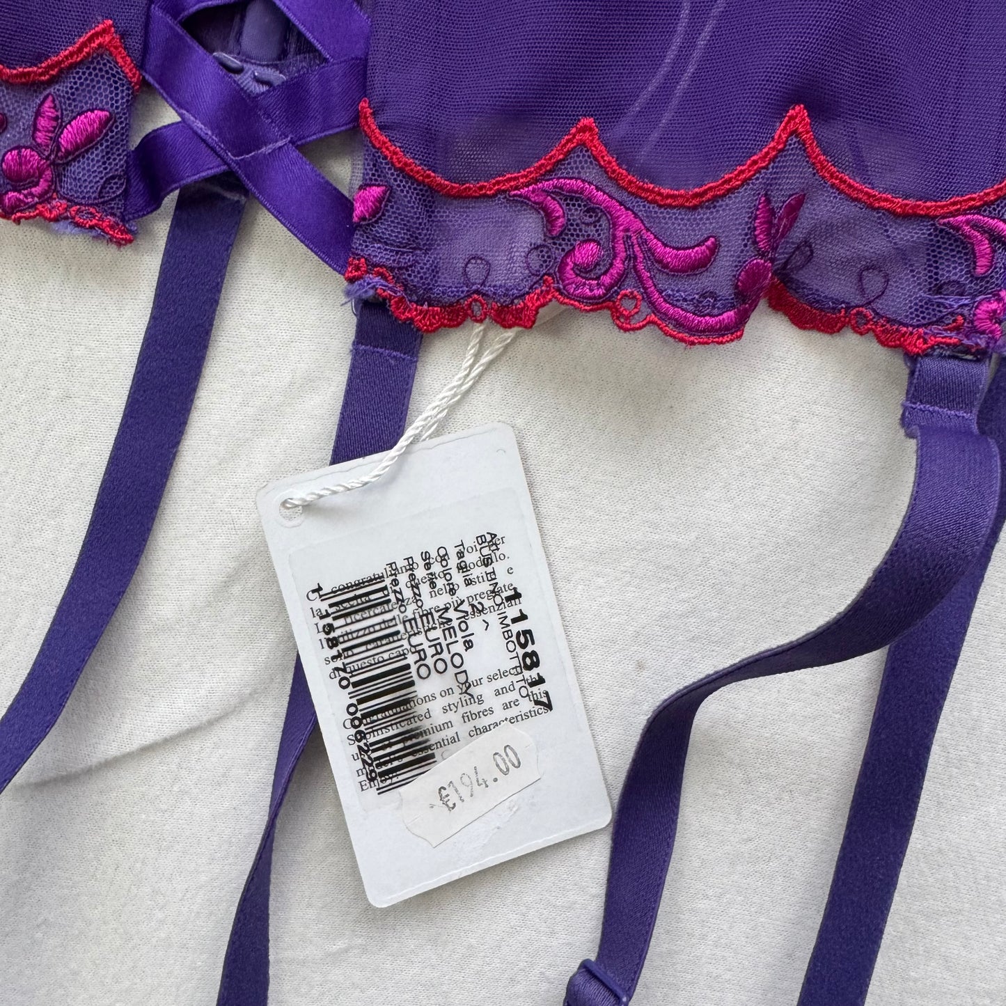 Beautiful corset top (70B)-Deadstock, new with tags