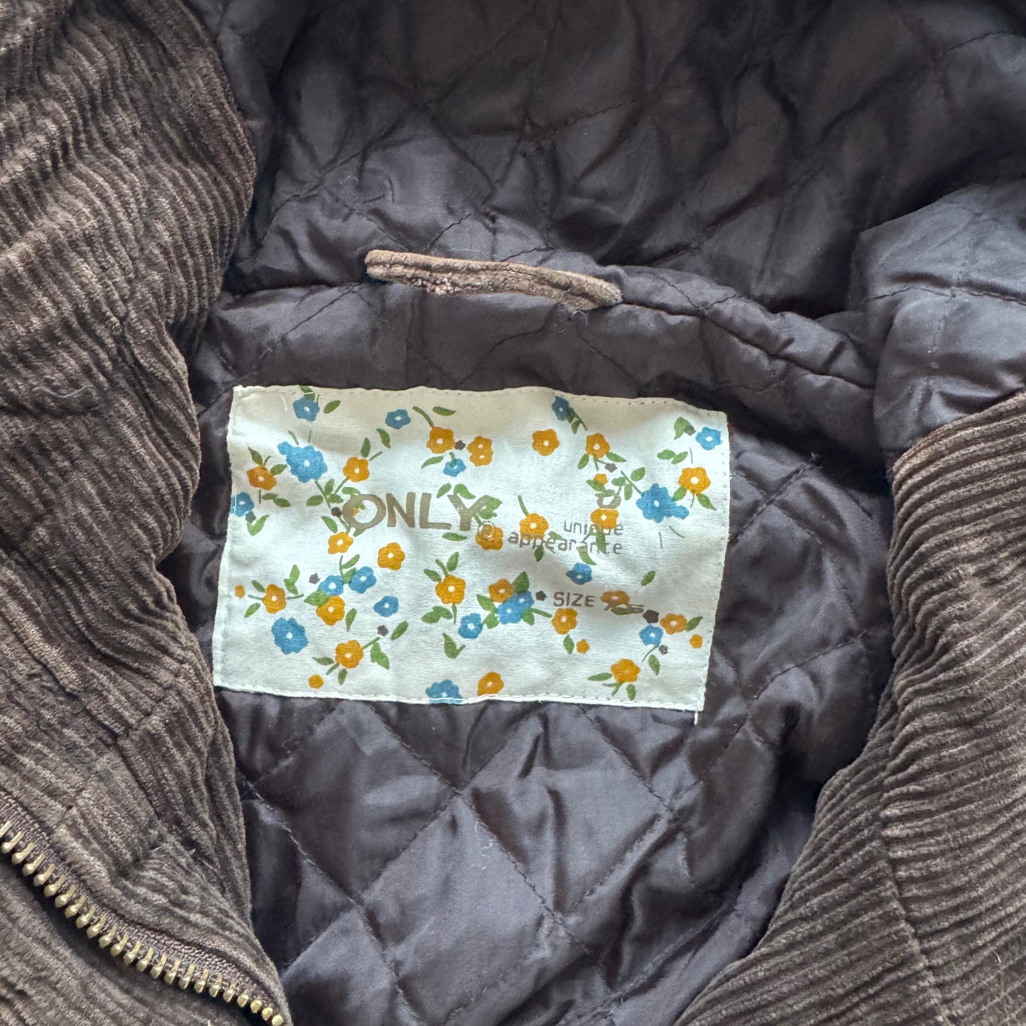 Brown Hooded Utility Jacket (S)