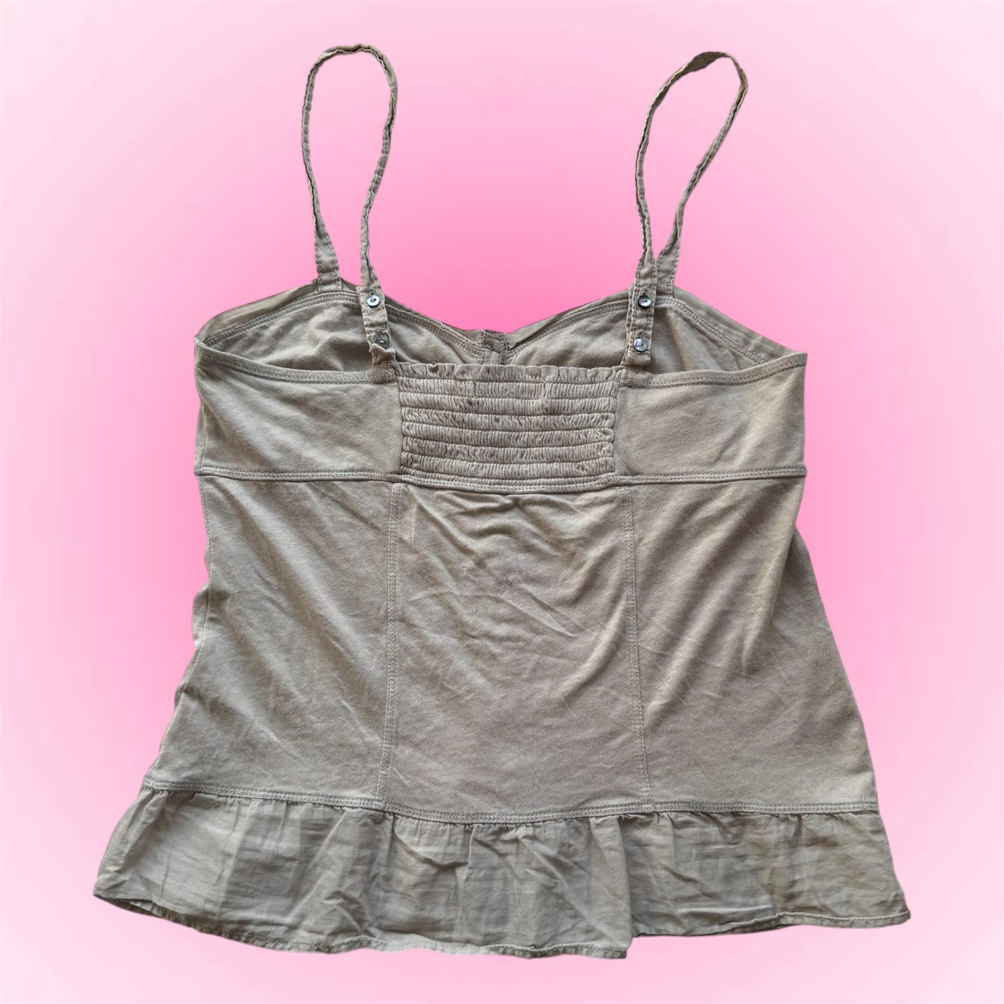 Grey Y2k Top (S)