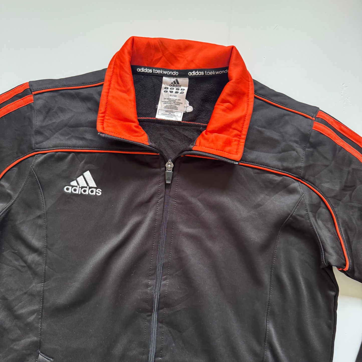 Black/orange Adidas jacket (S)