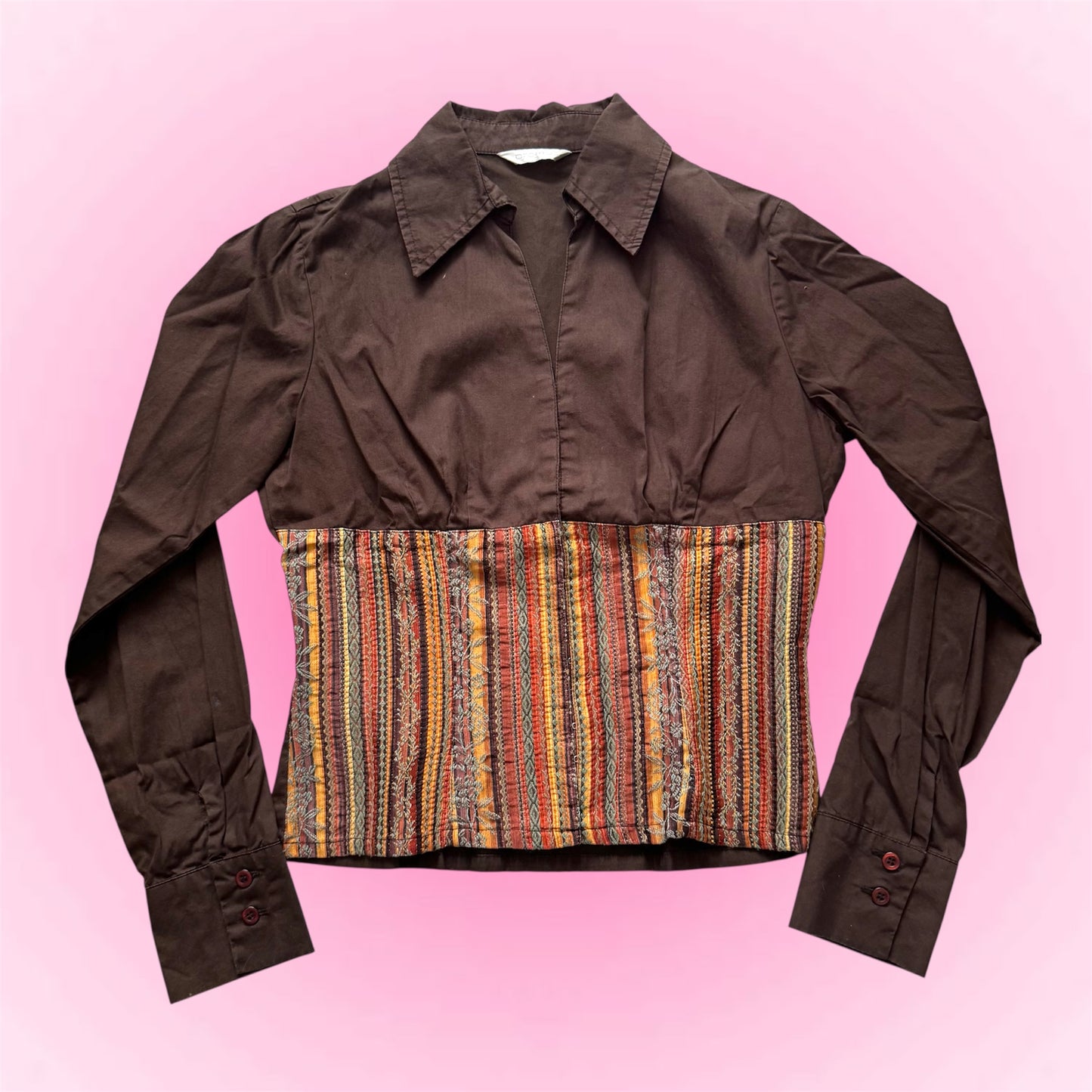 Brown unique longsleeve (XS)
