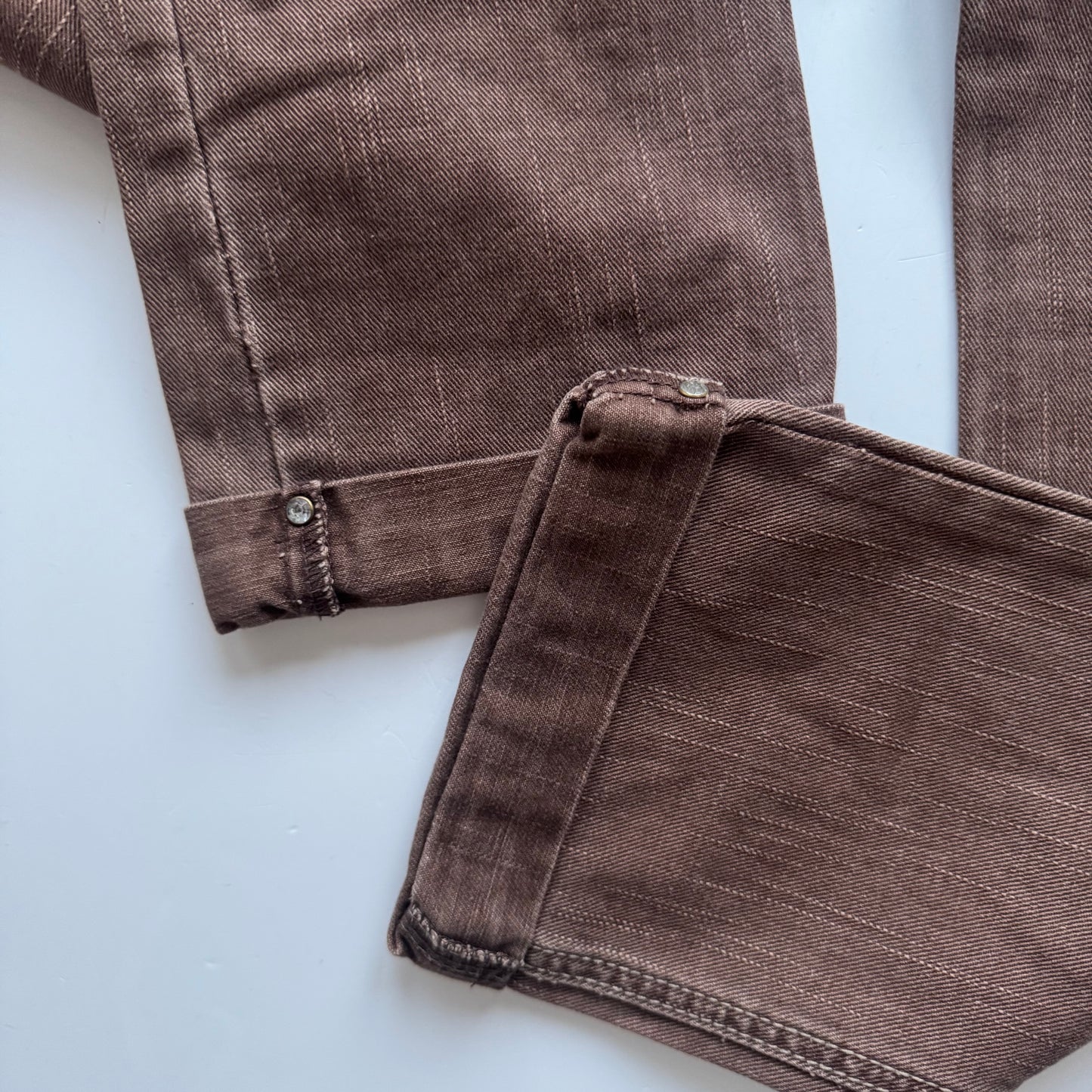 Brown Butterfly Detail Jeans (S)