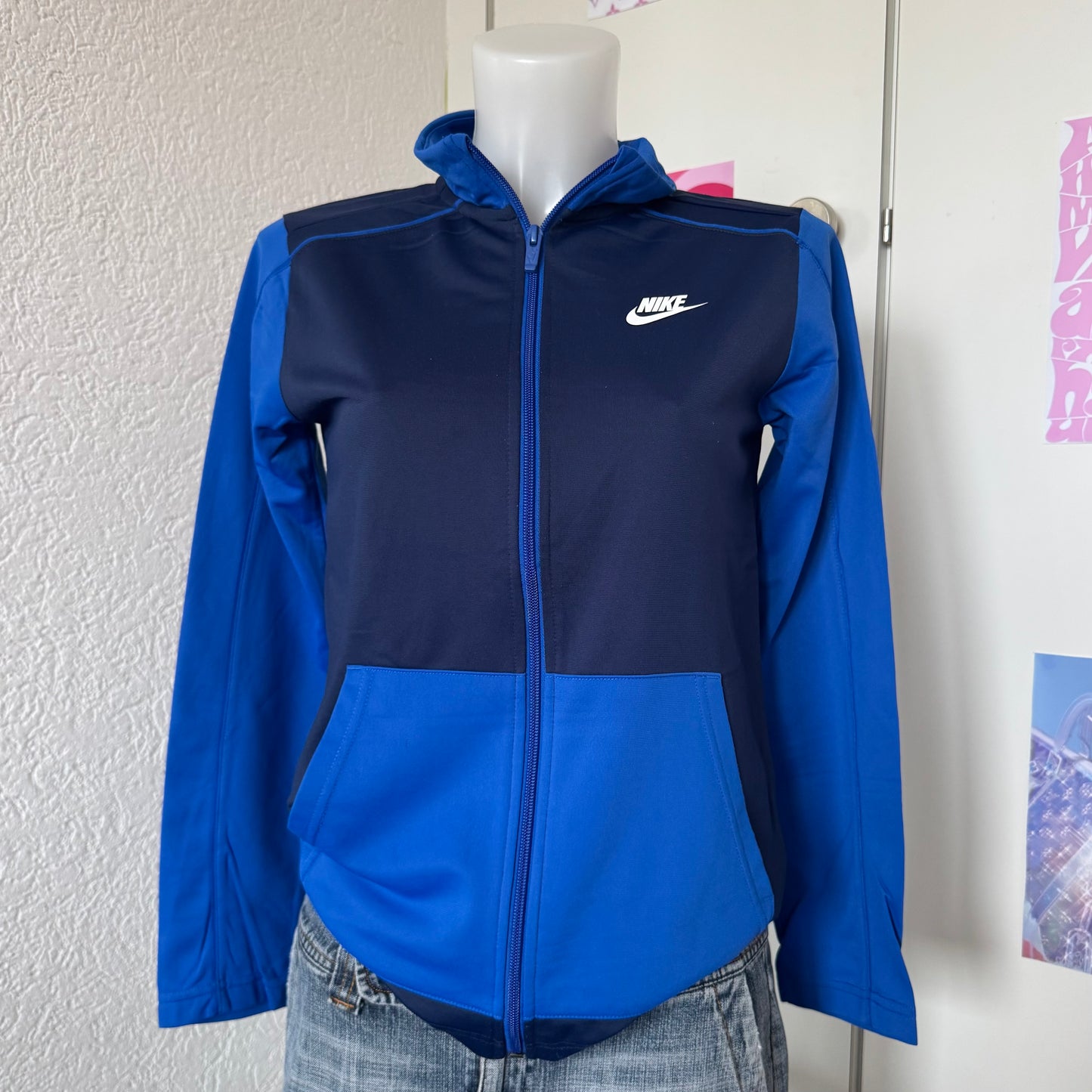 Blue Nike sport jacket (S)