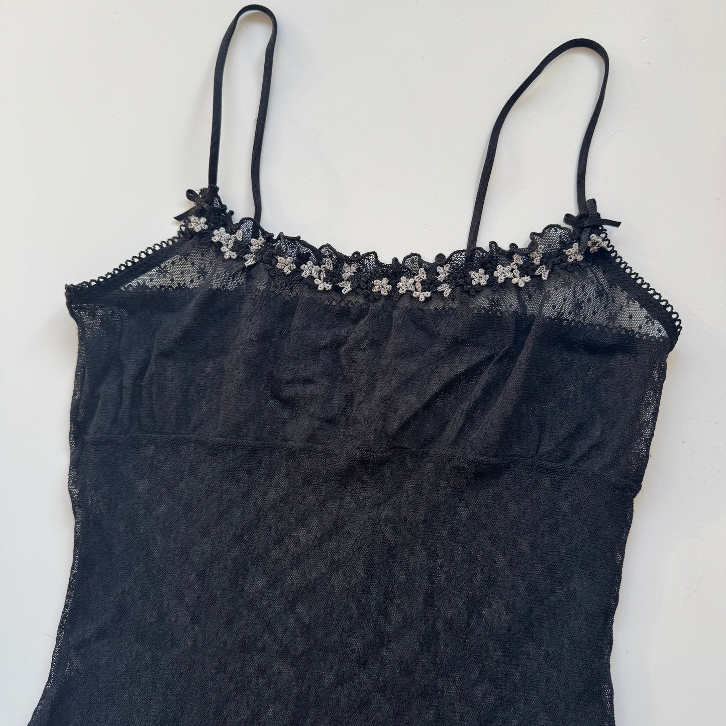 Mesh Y2k slip dress (S)