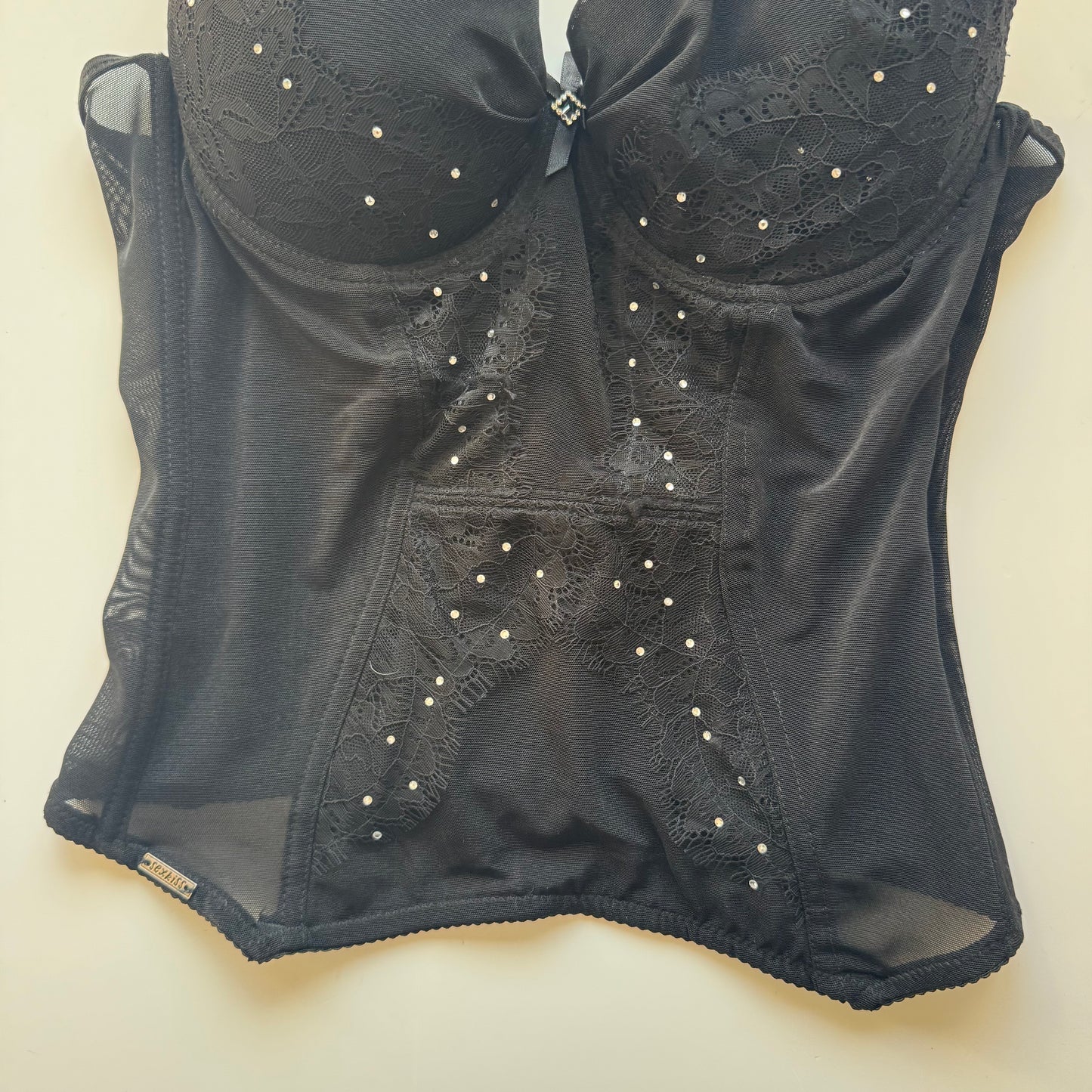 Black vintage corset (85B/C)
