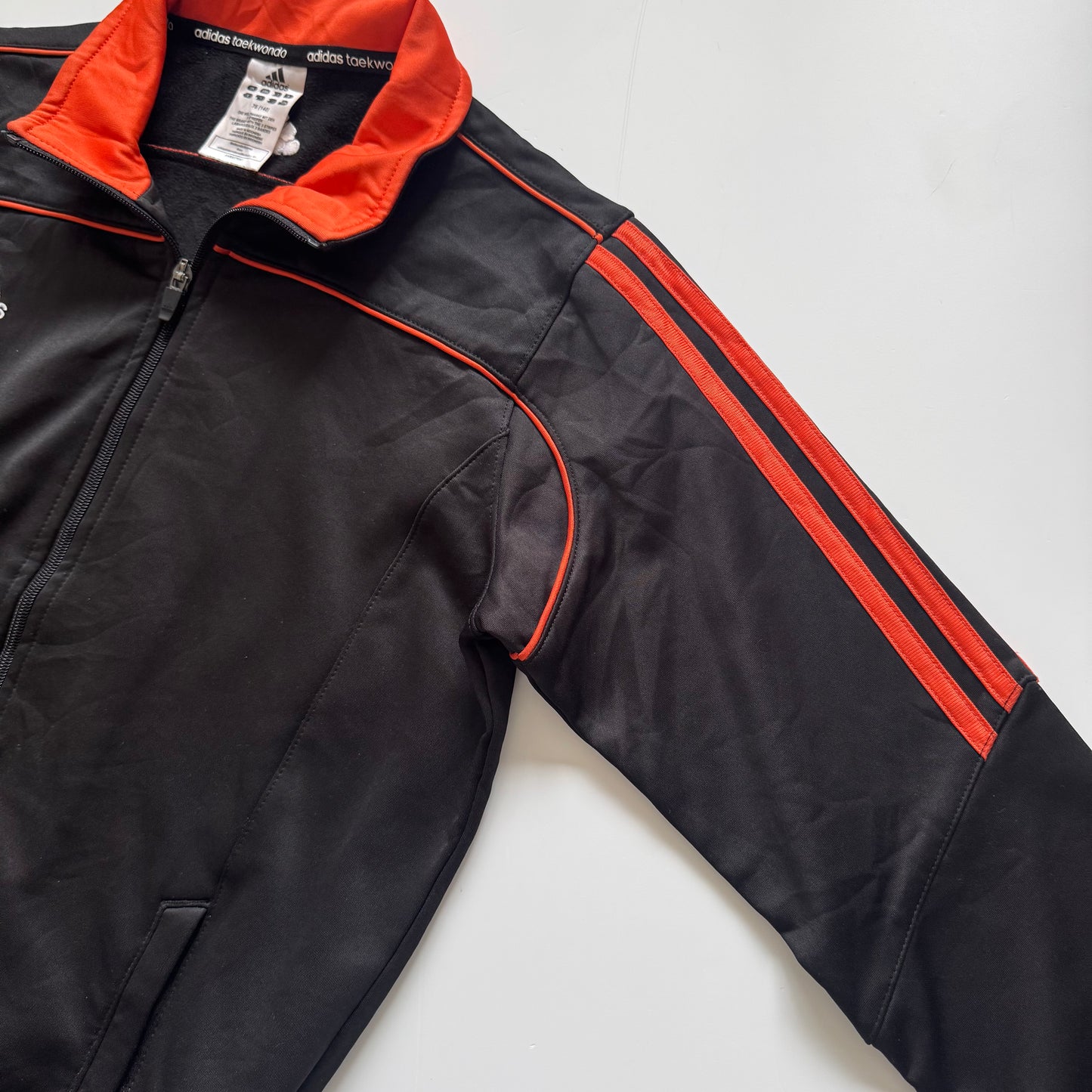 Black/orange Adidas jacket (S)