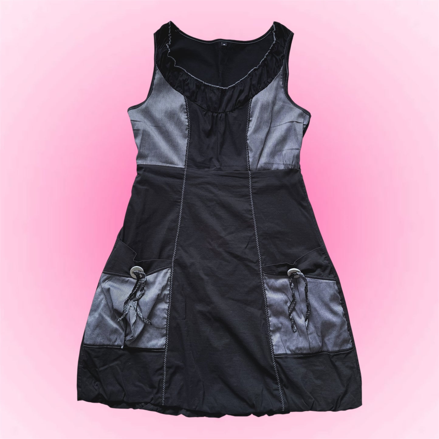 Black vintage dress (M)