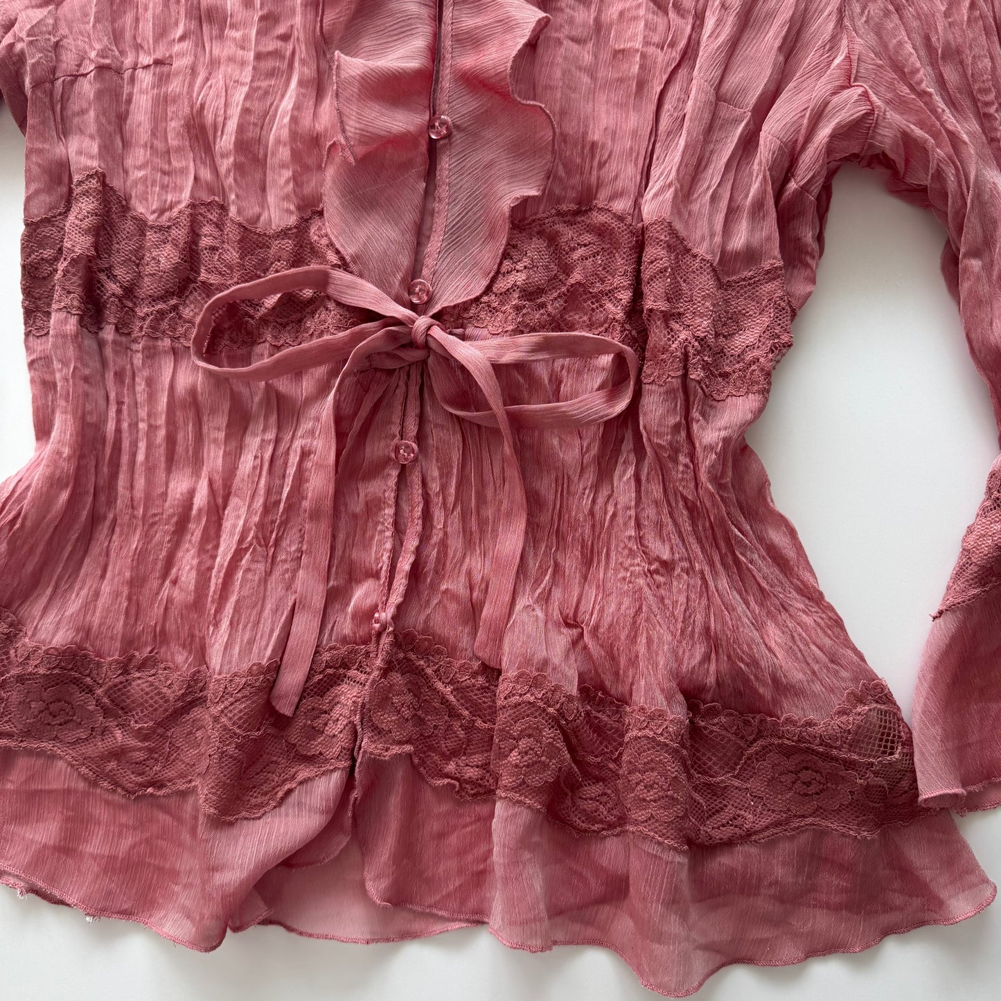 Pink Y2k longsleeve (L)