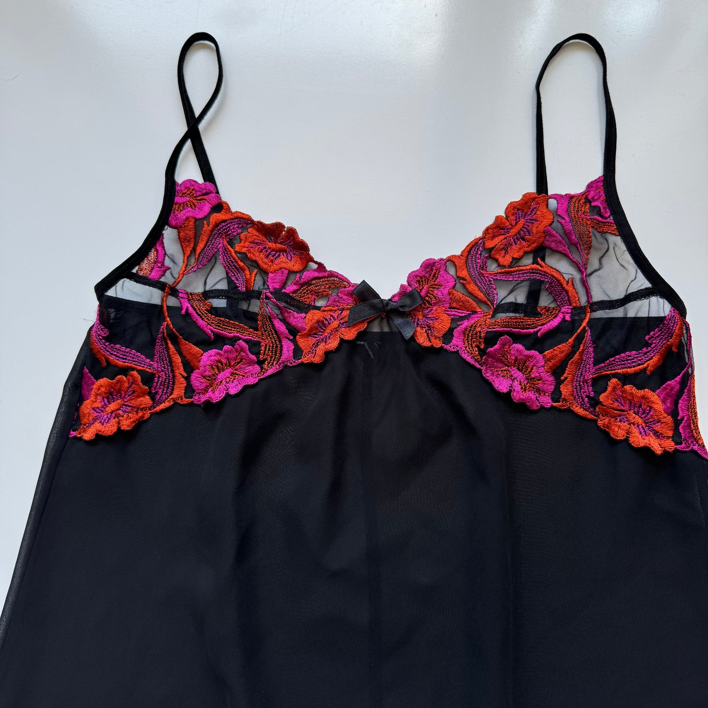 Black Y2k slip dress (S/M)