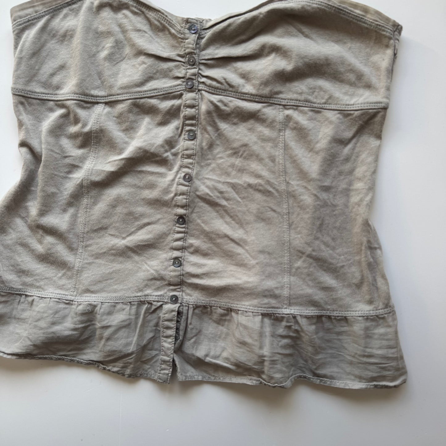 Grey Y2k Top (S)