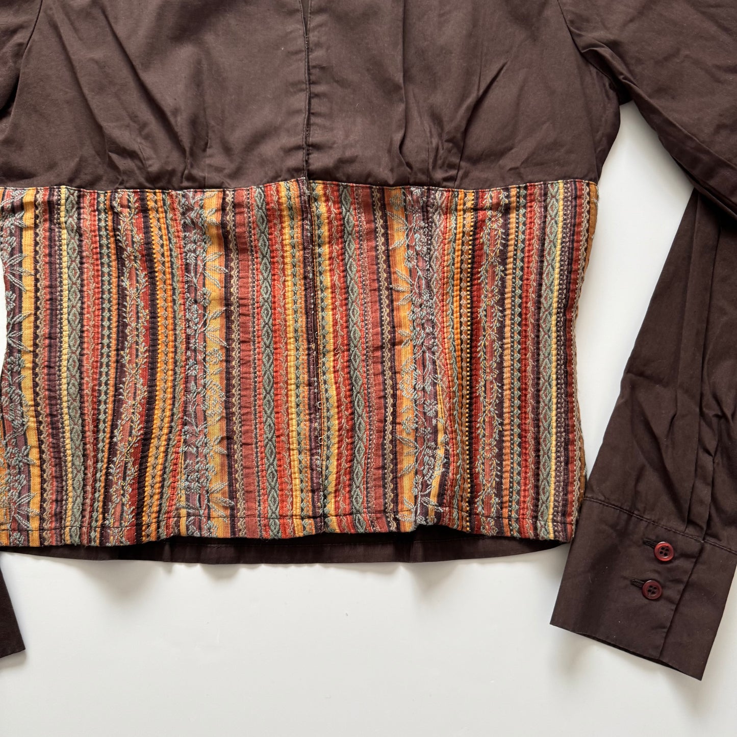 Brown unique longsleeve (XS)