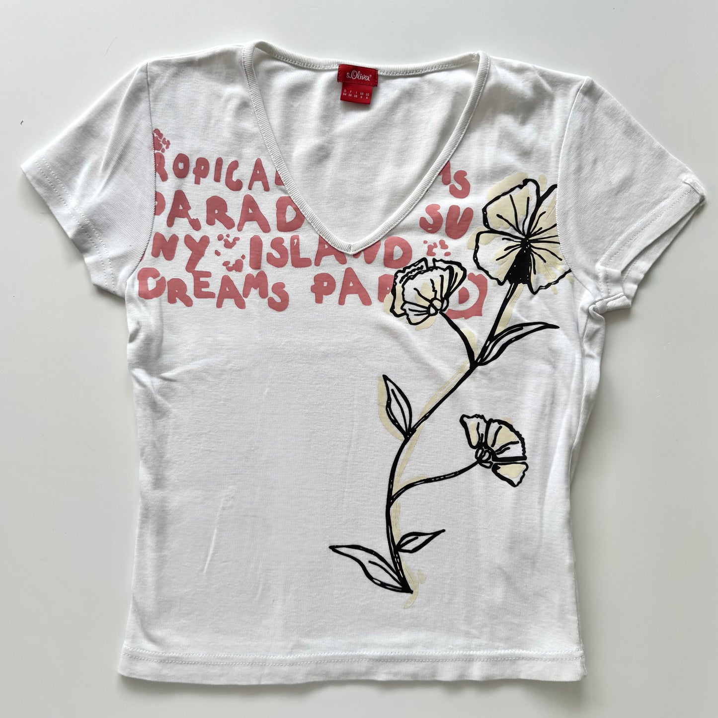 Cute white T-Shirt (S)