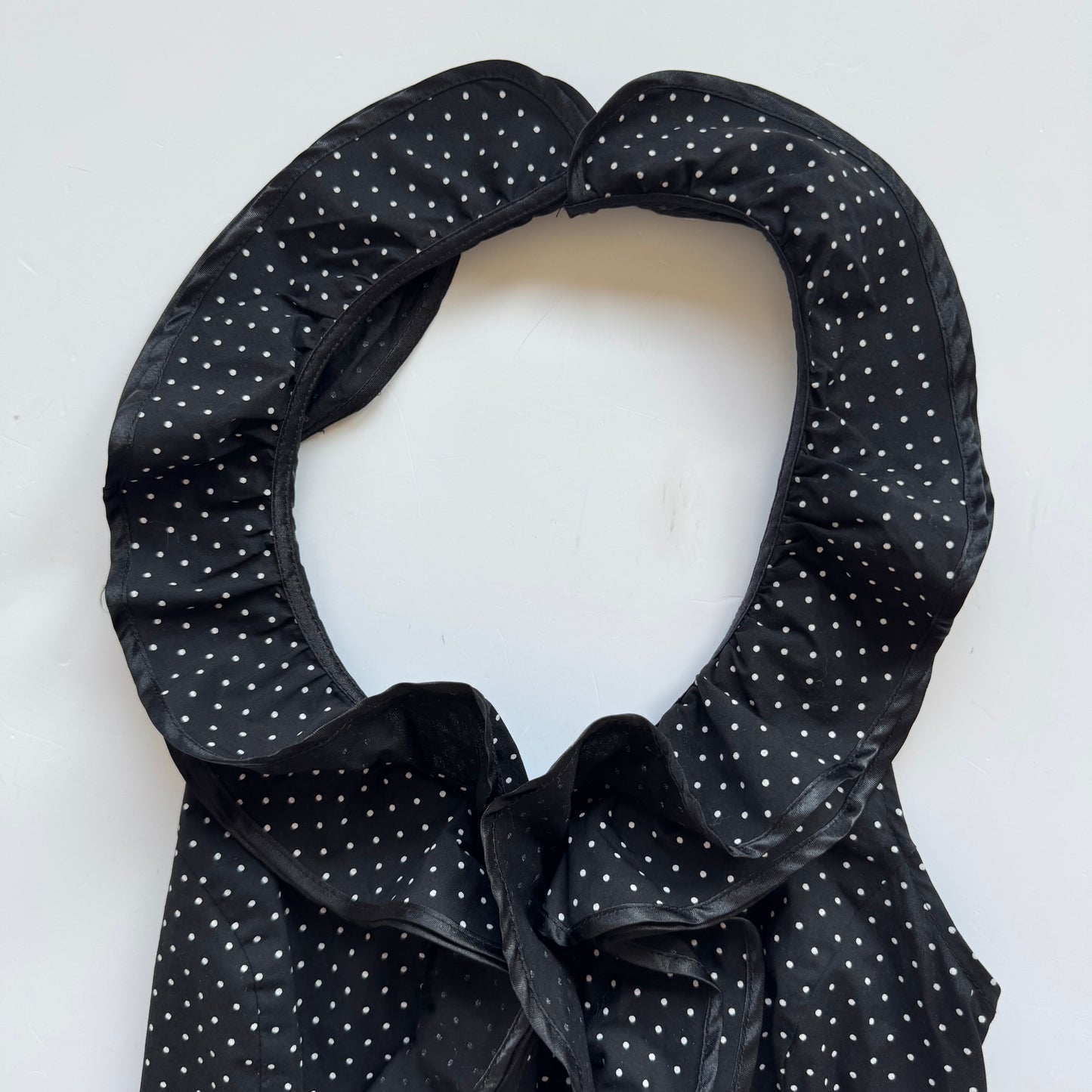 Black Ruffle Halter Top (S)