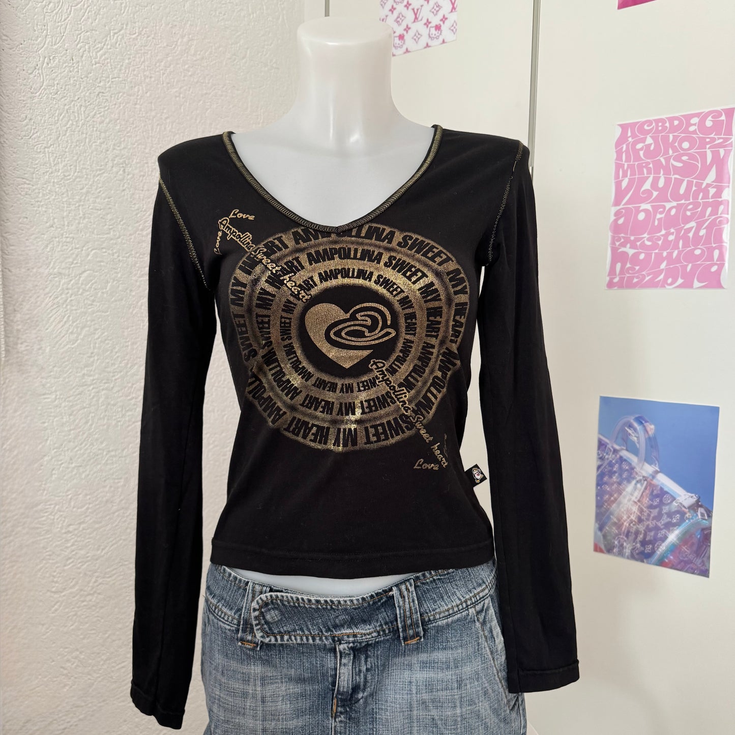 Cute vintage Y2k longsleeve (S)