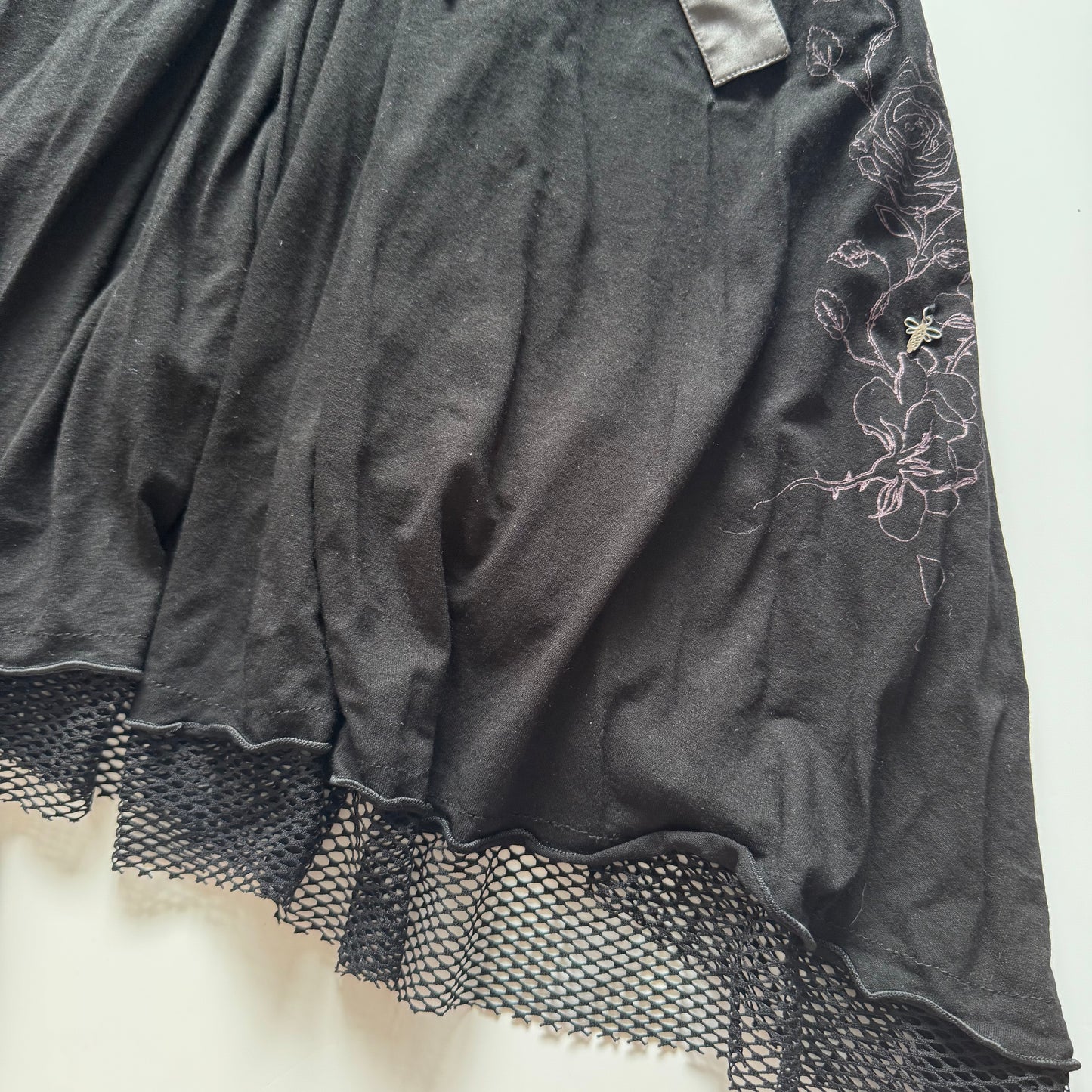 Black grunge vintage dress (M)
