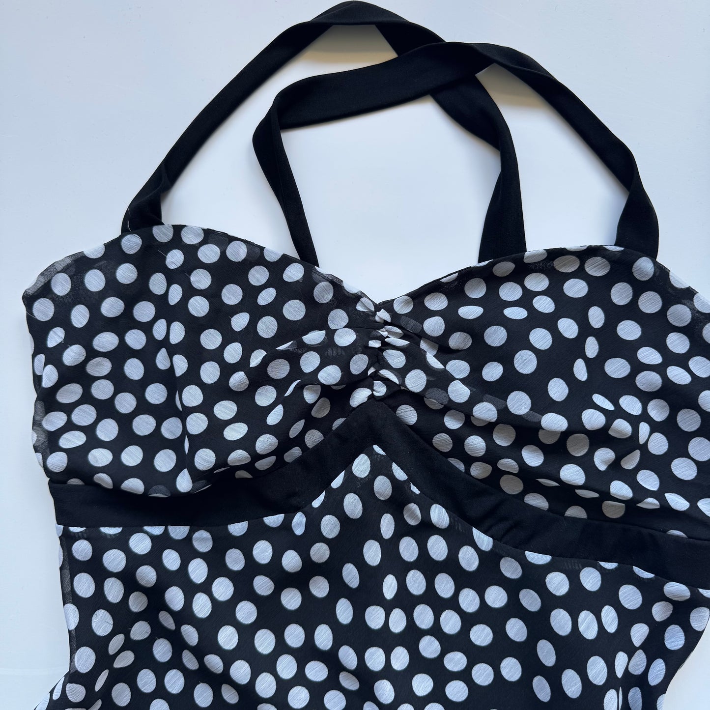 Polka dot cami top (M)