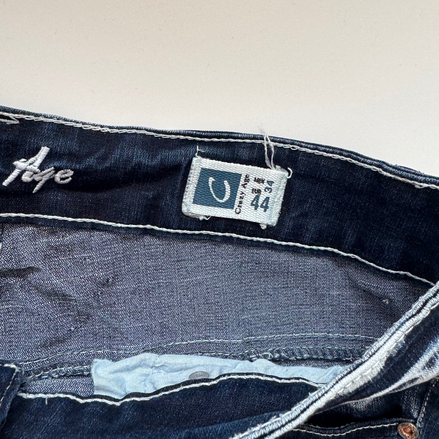 Y2k vintage jeans Crazy Age (L)
