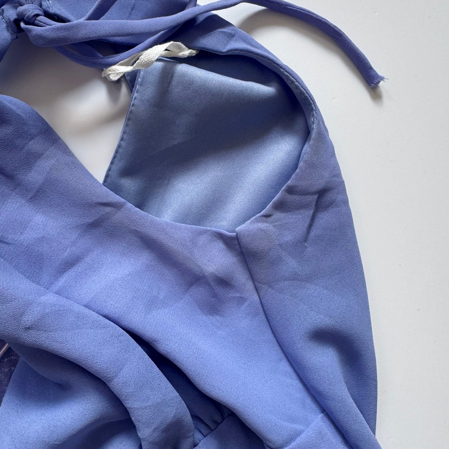 Blue vintage maxi dress (S)