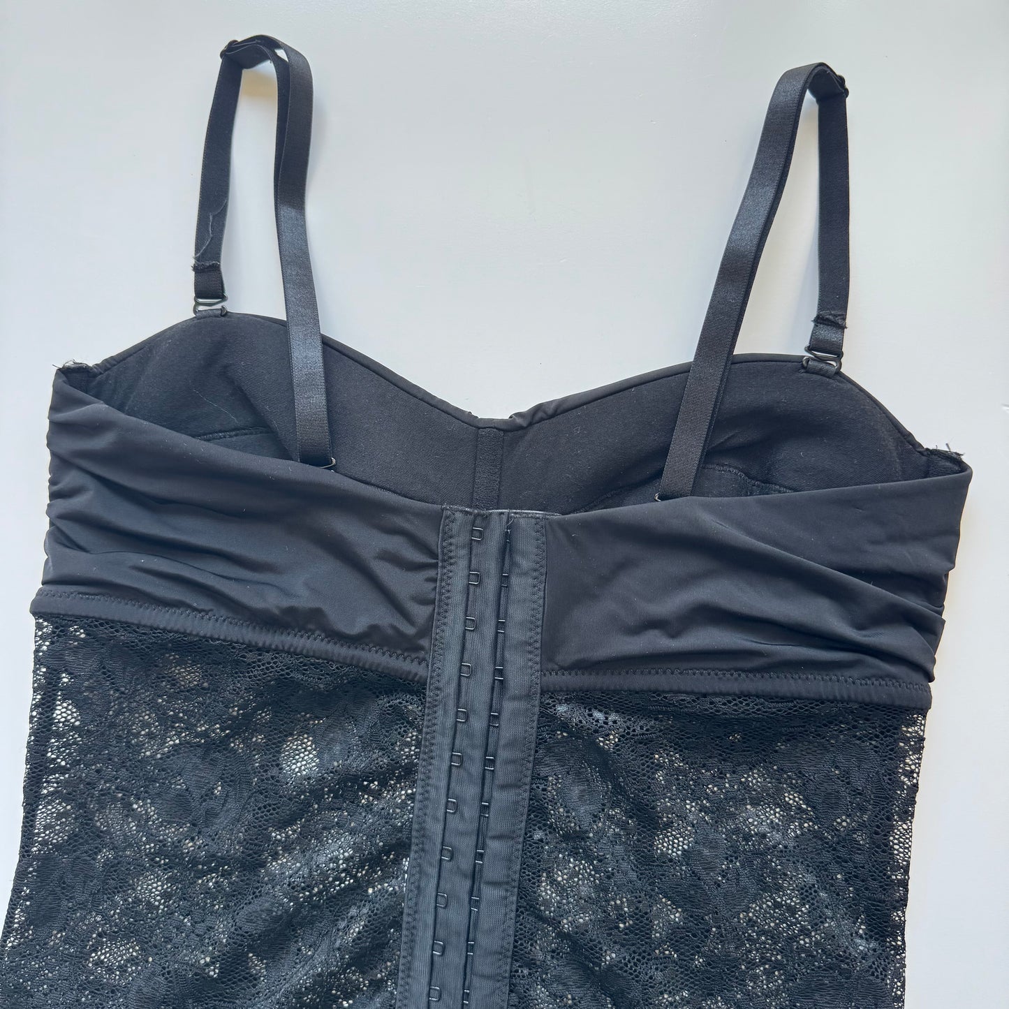 Black lace corset top (S)