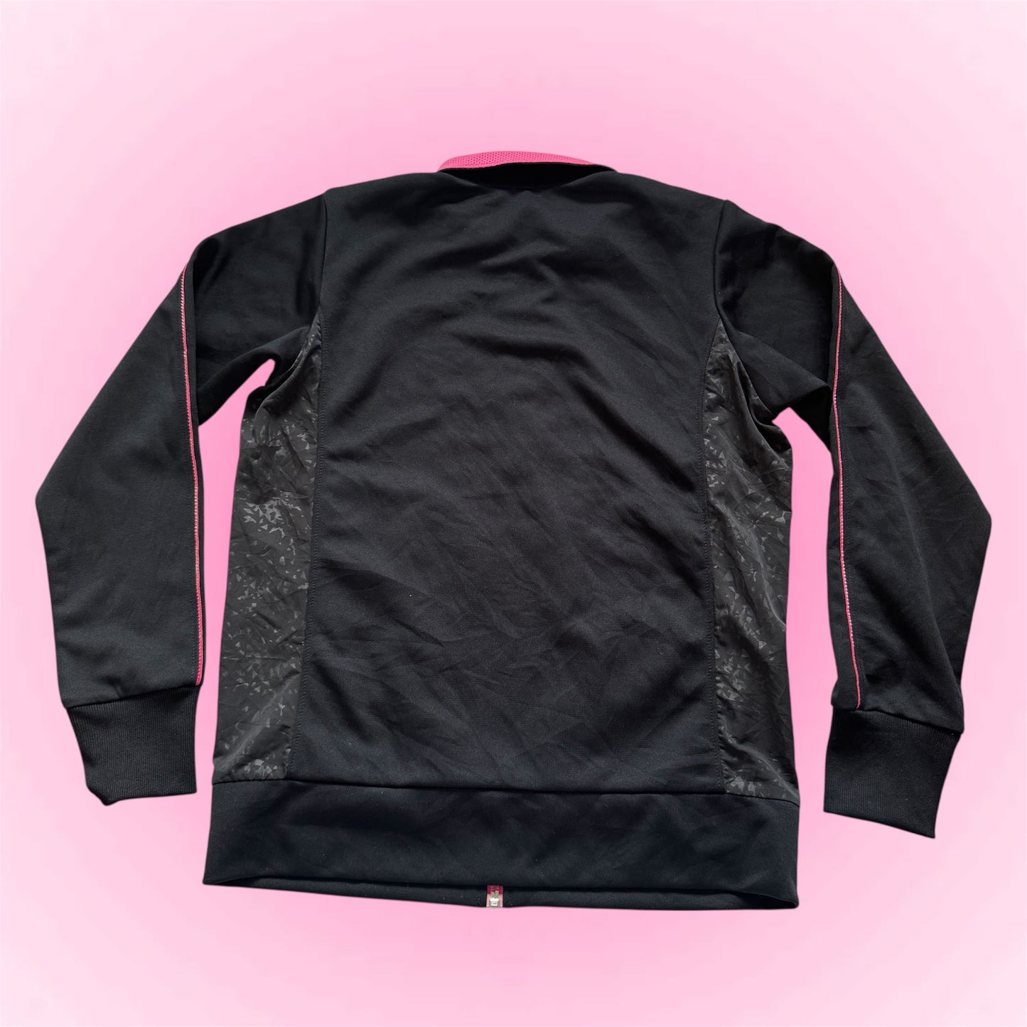 Black/pink Asics sport jacket (M)