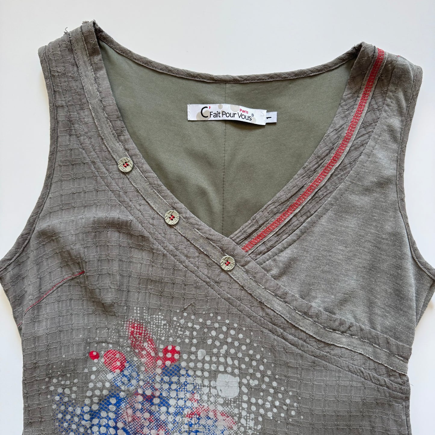 Grey 90s vintage dress (S/M)