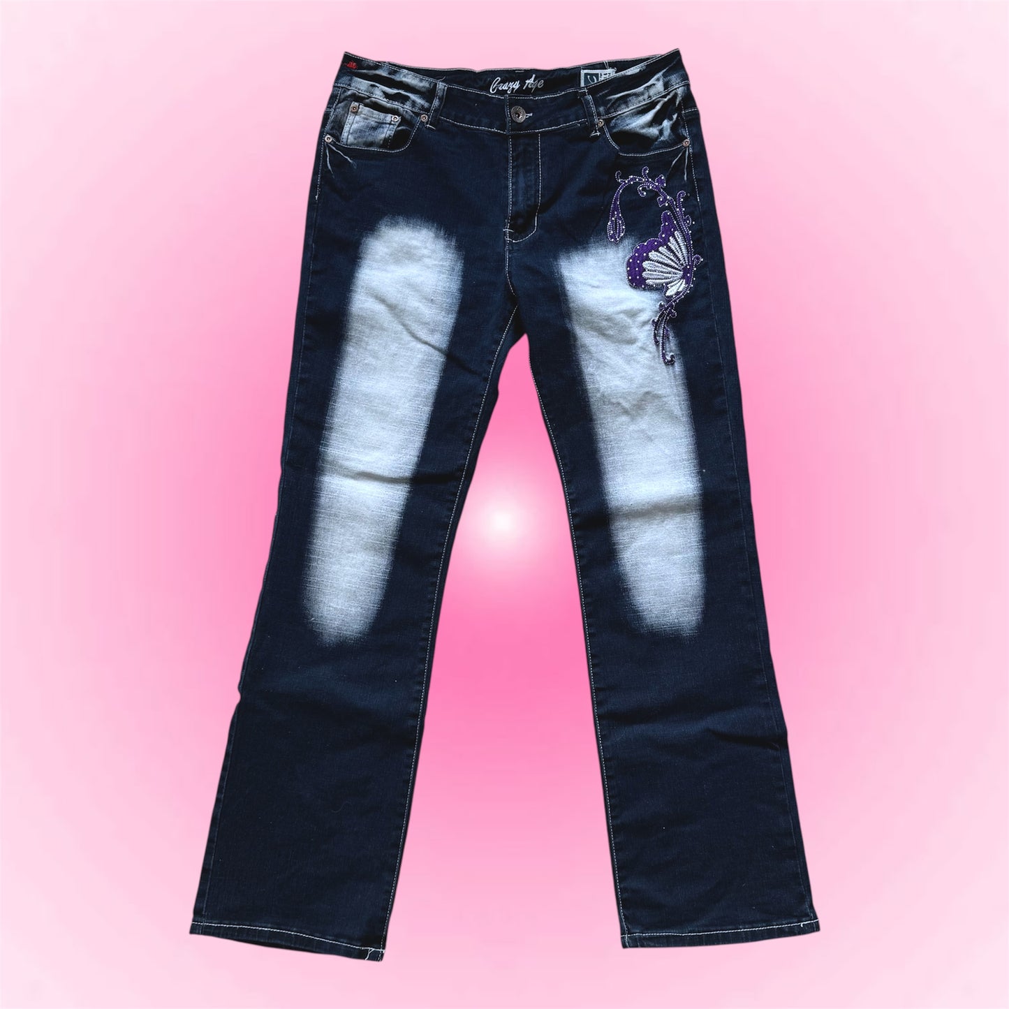 Y2k vintage jeans Crazy Age (L)