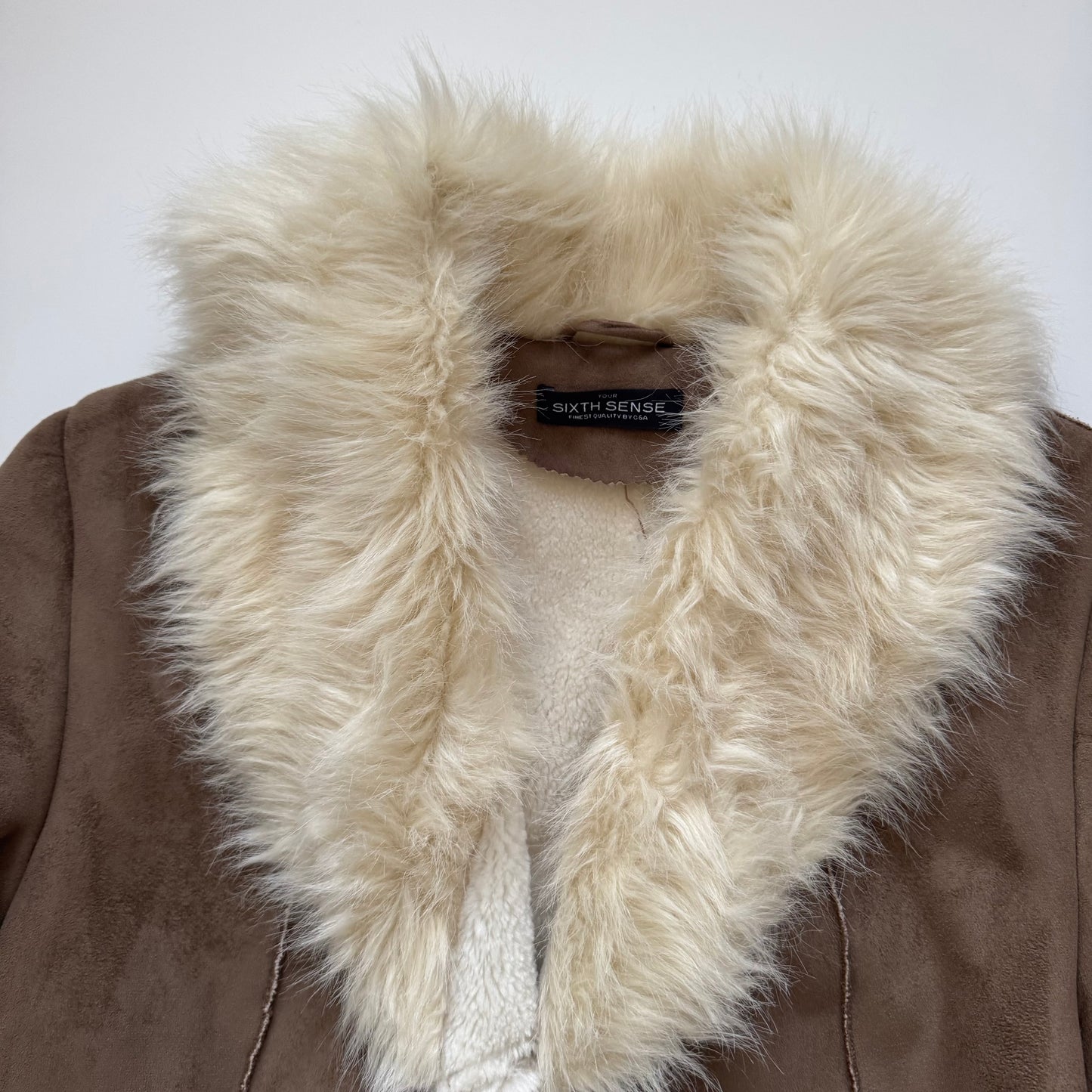 Brown afghan coat (L)