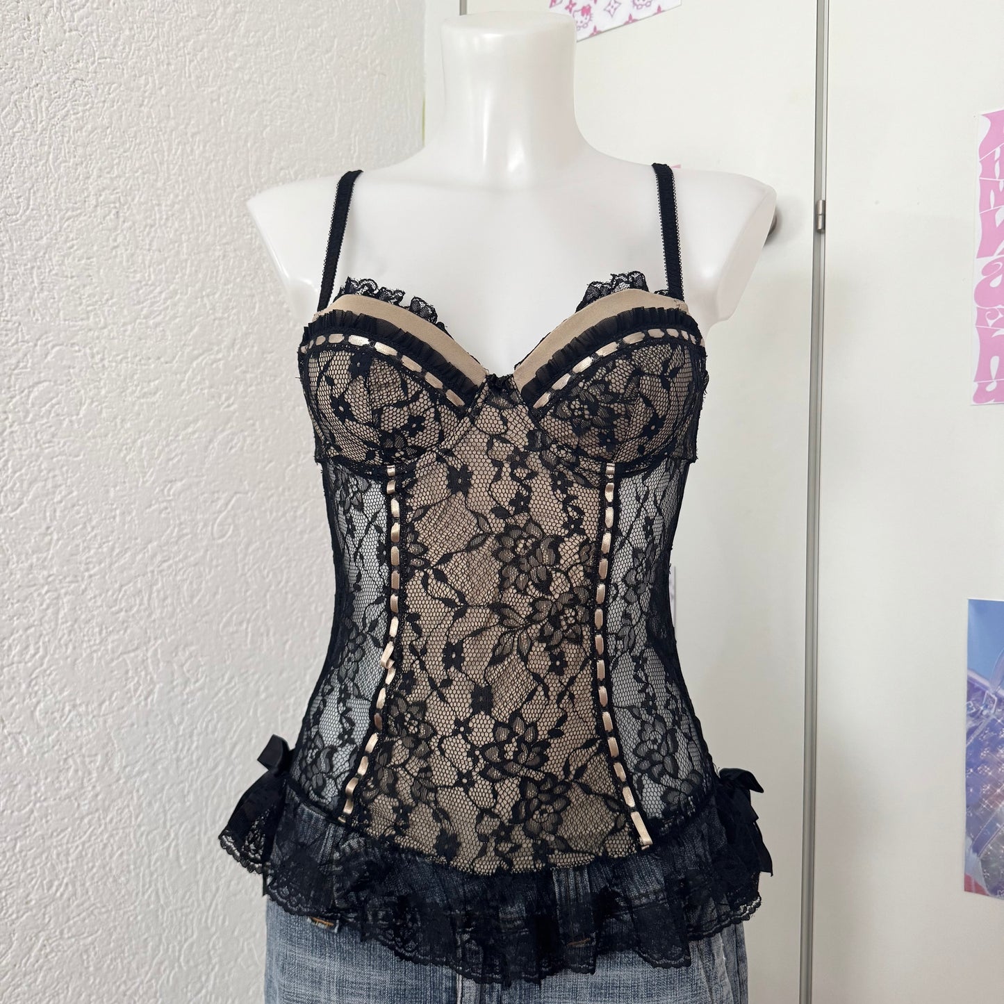 Beautiful lace corset (75B)
